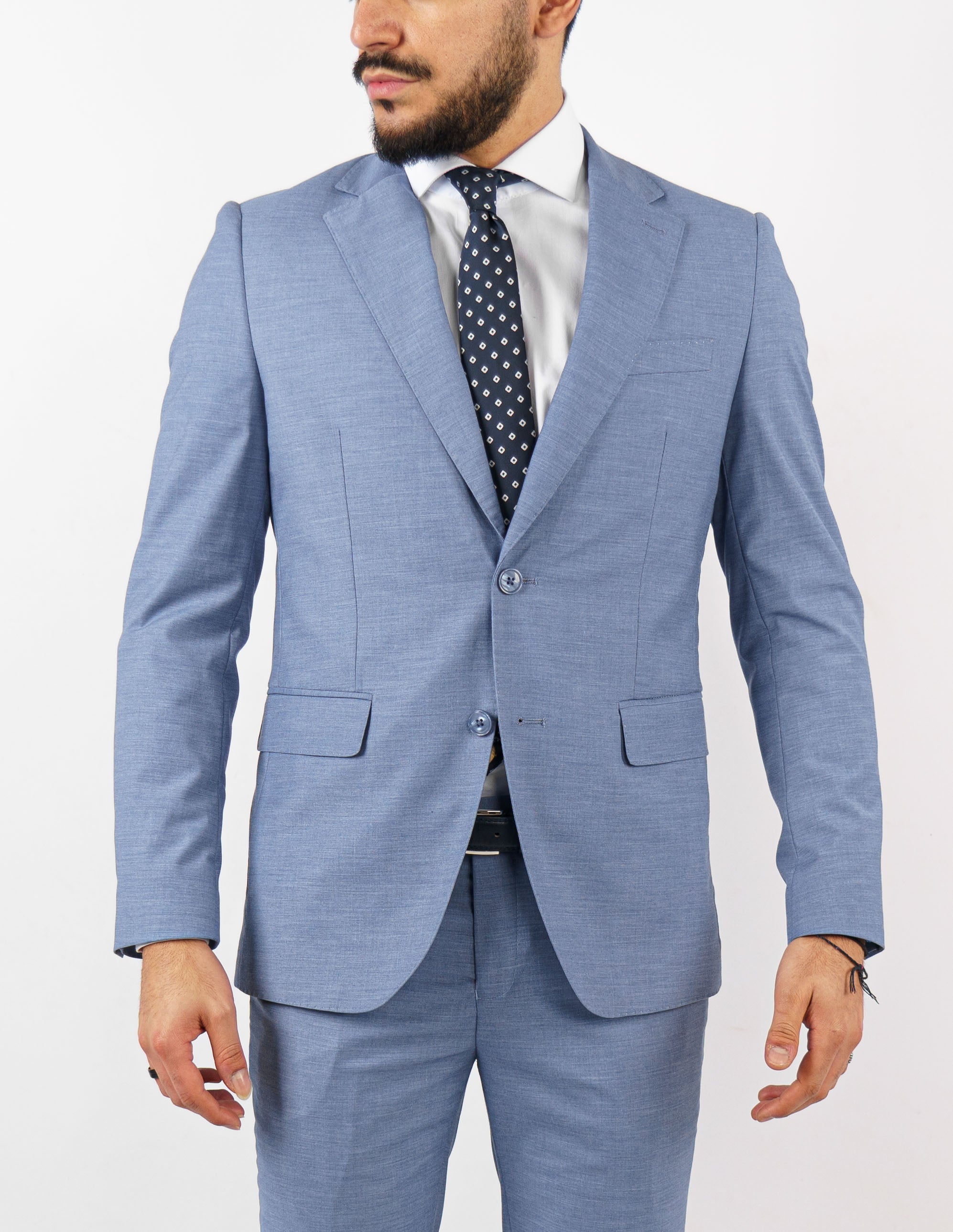 abito monopetto elegante slim