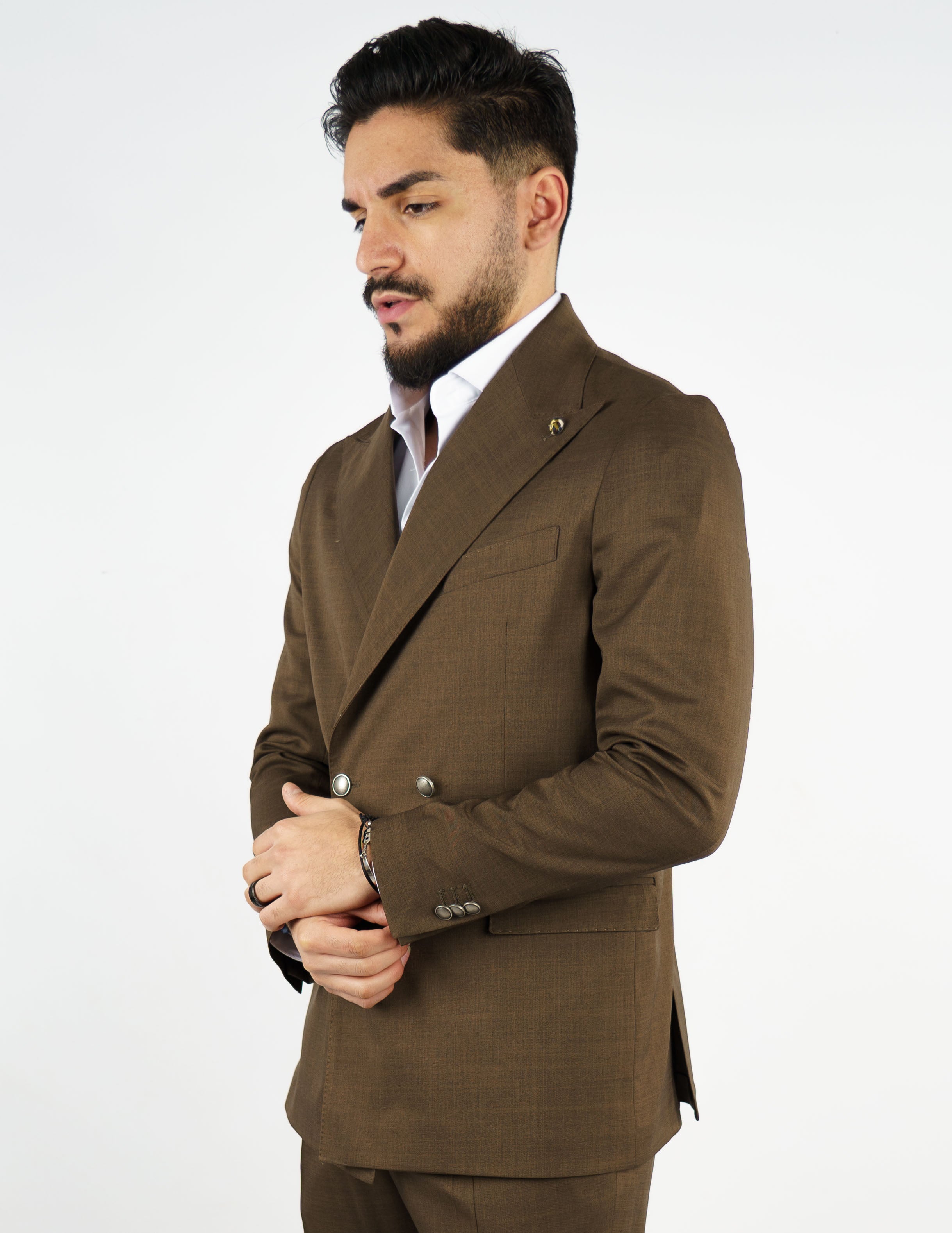 abito doppiopetto bottone metallo