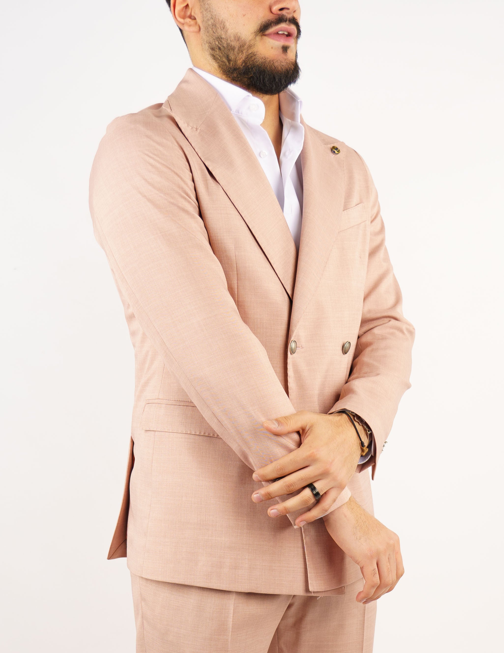 abito doppiopetto bottone metallo