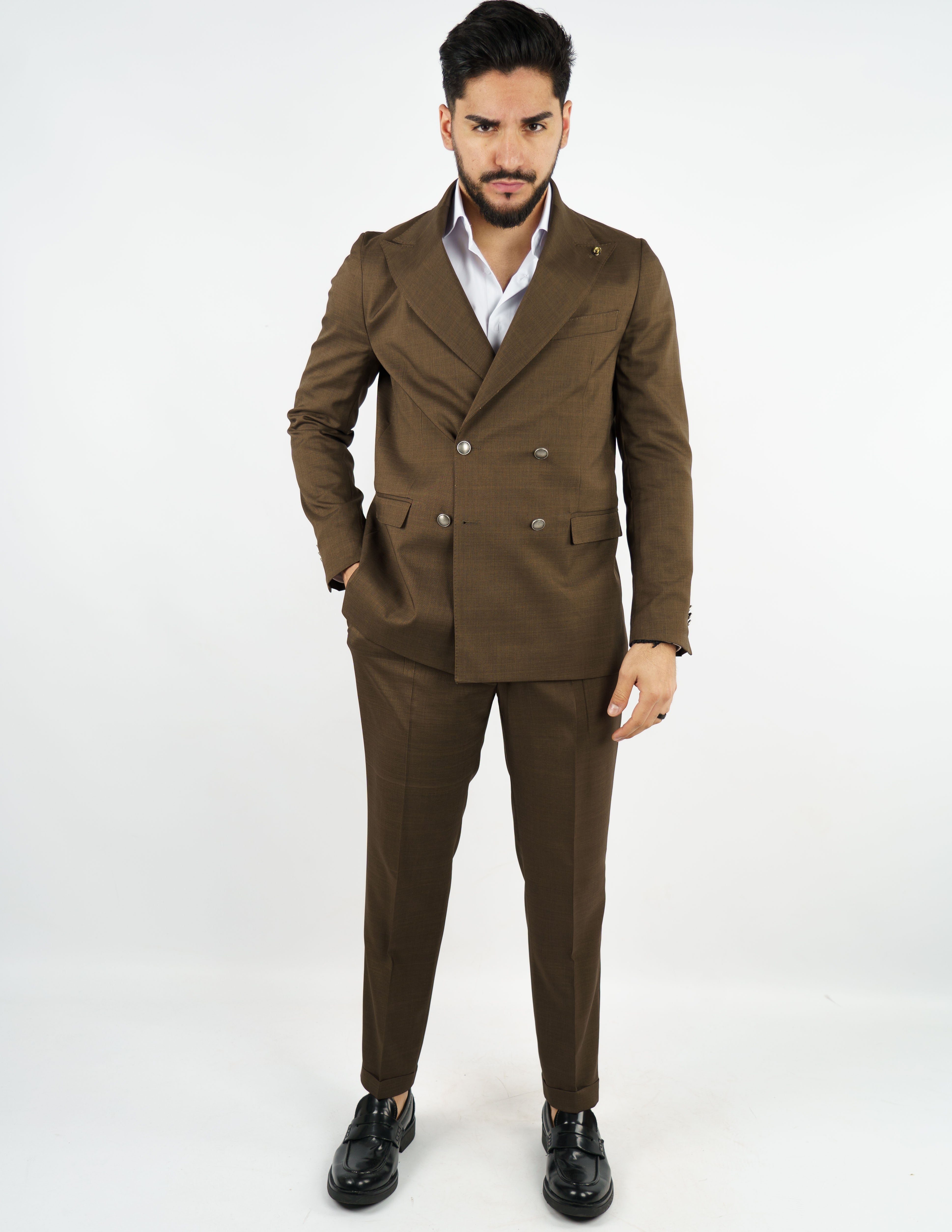 abito doppiopetto bottone metallo