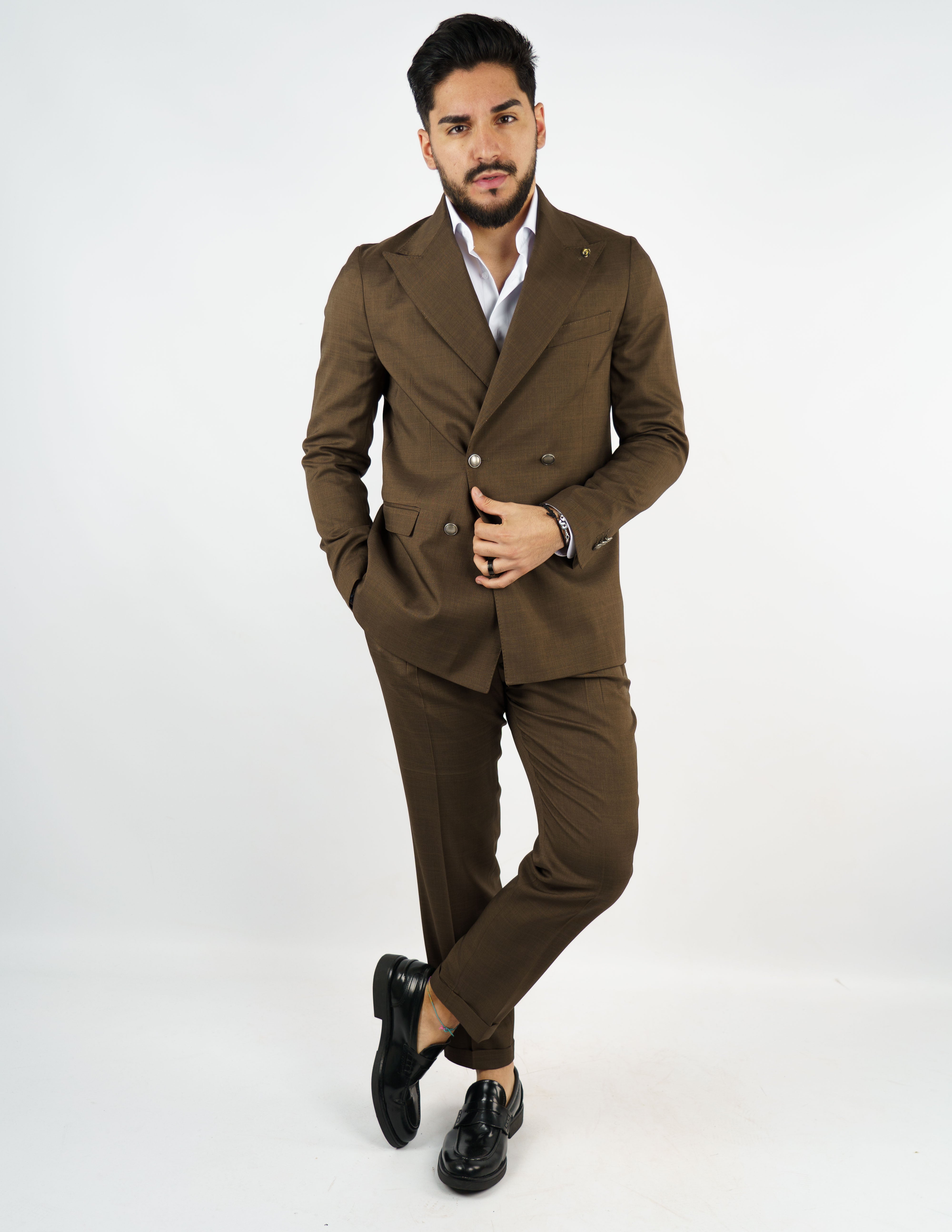 abito doppiopetto bottone metallo