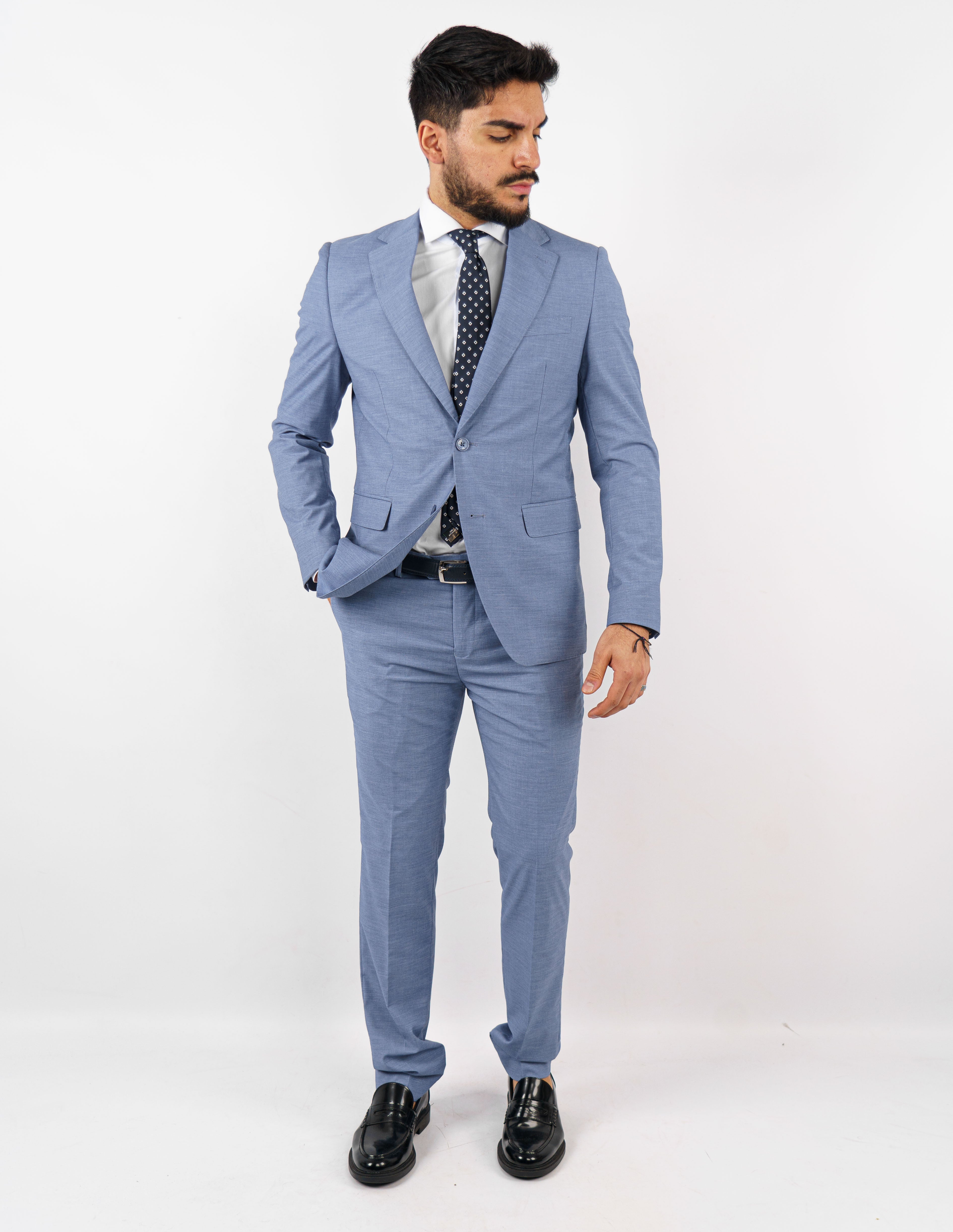 abito monopetto elegante slim