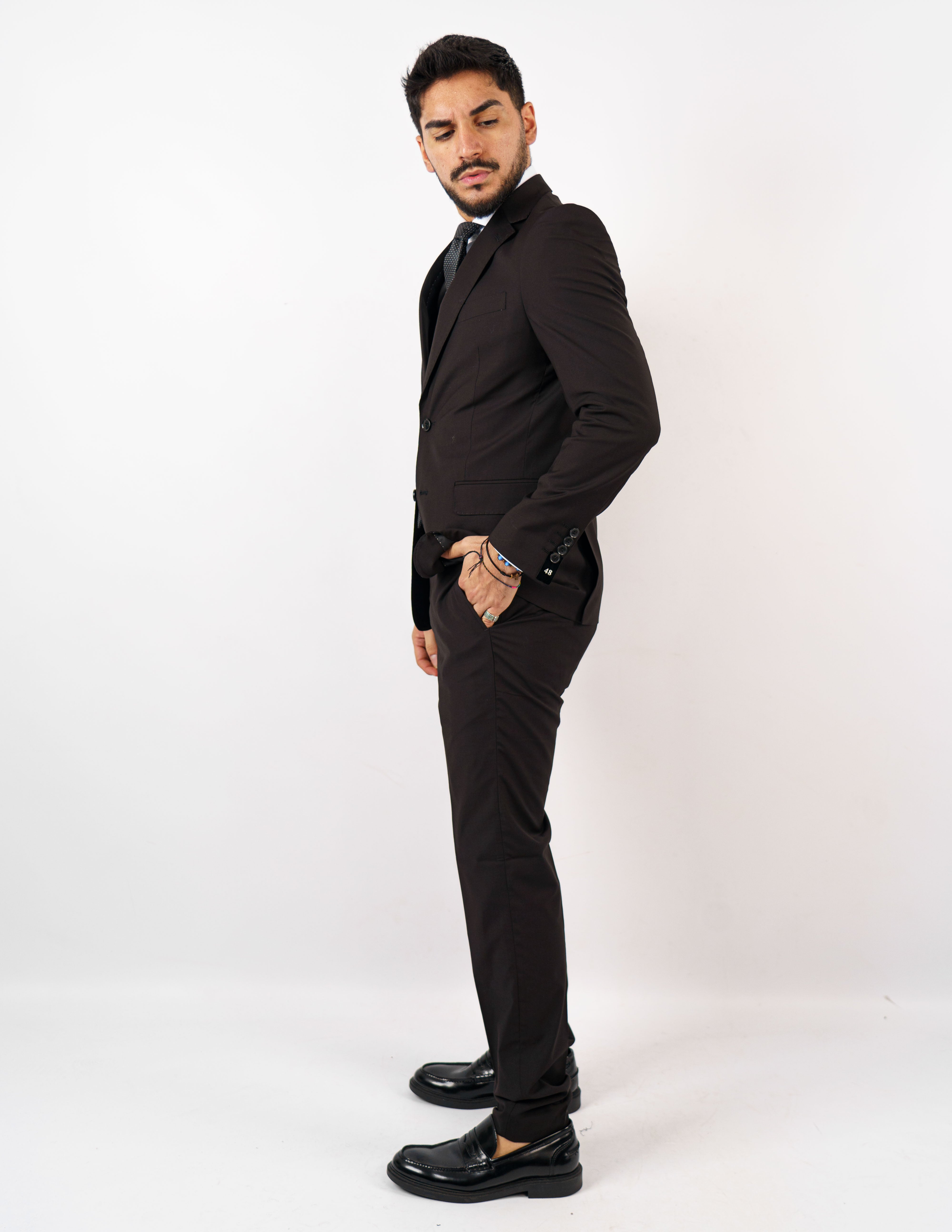 abito monopetto elegante slim