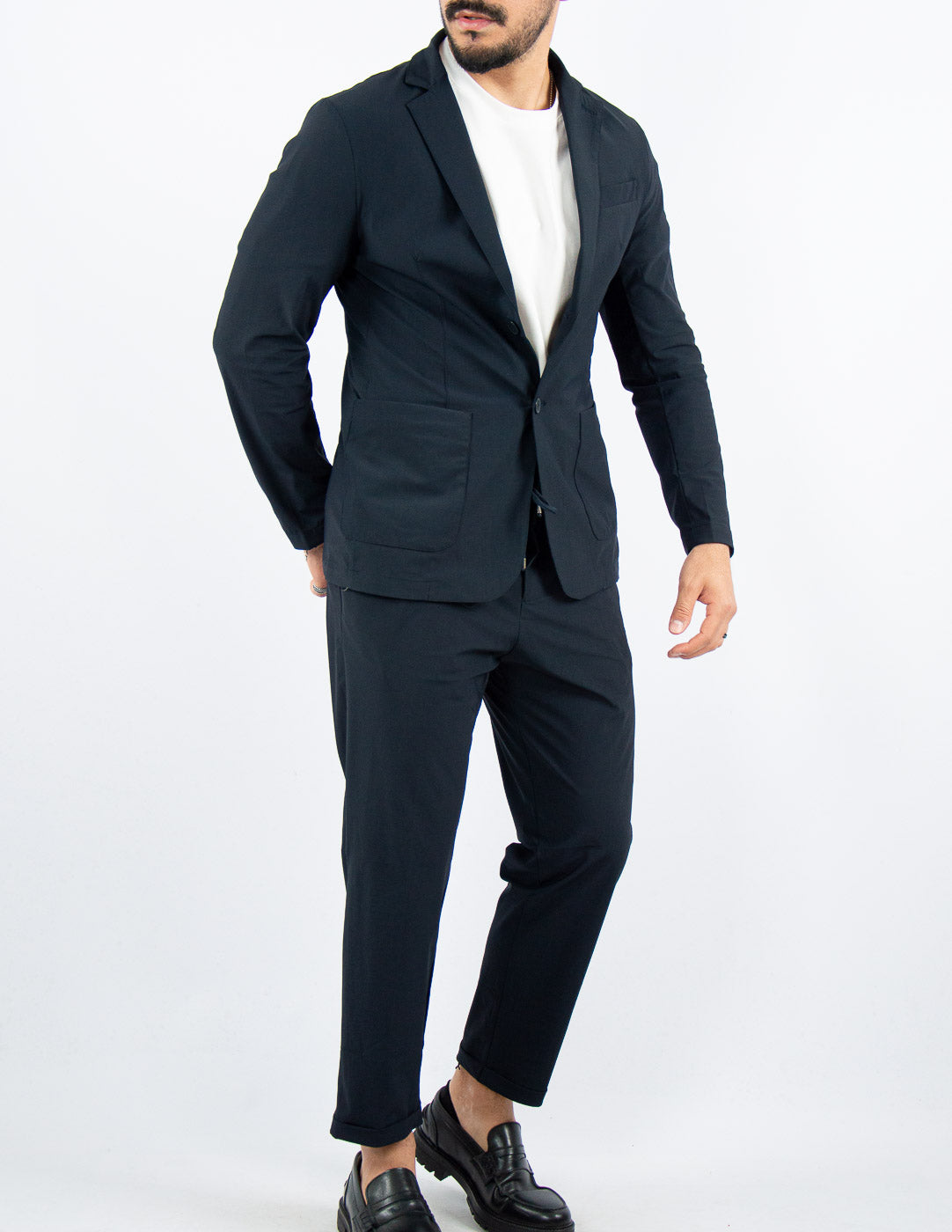 ABITO UOMO MONOPETTO EXTRA LIGHT "NO STIRO"