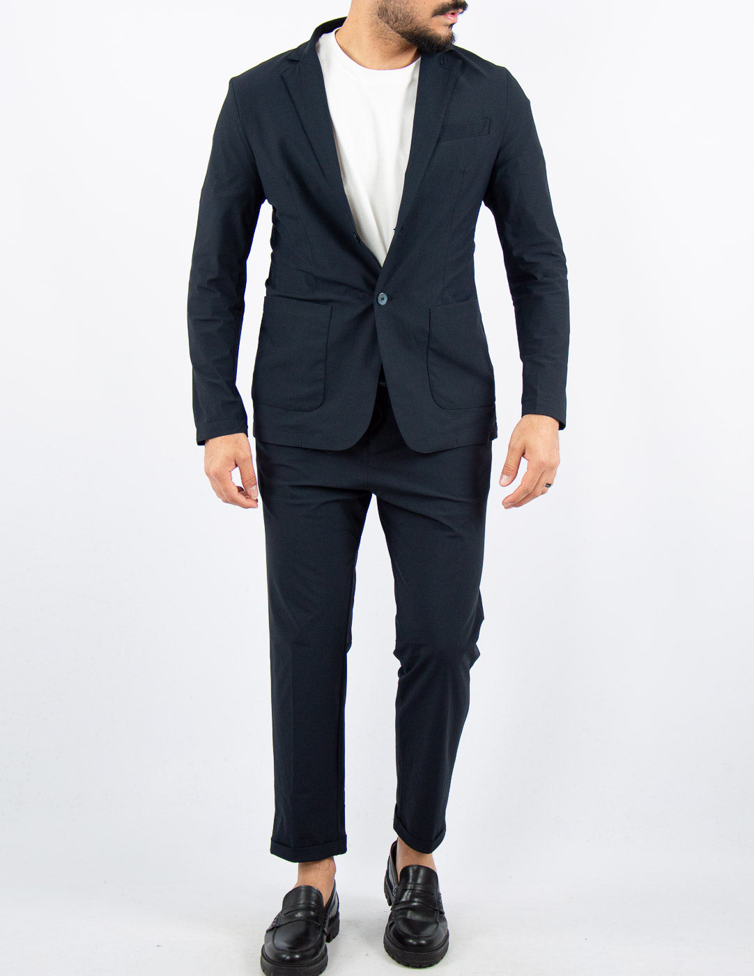 ABITO UOMO MONOPETTO EXTRA LIGHT "NO STIRO"