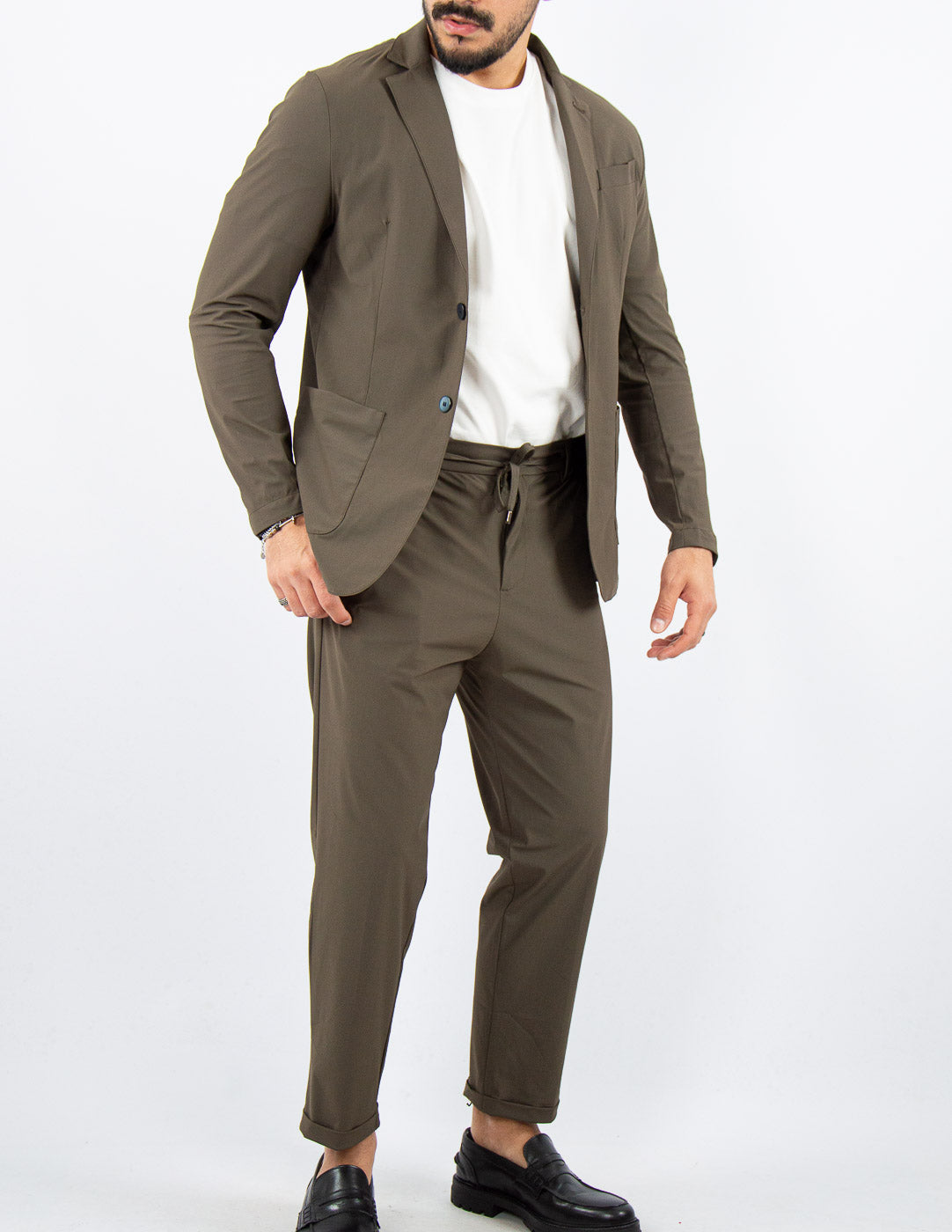 ABITO UOMO MONOPETTO EXTRA LIGHT "NO STIRO"