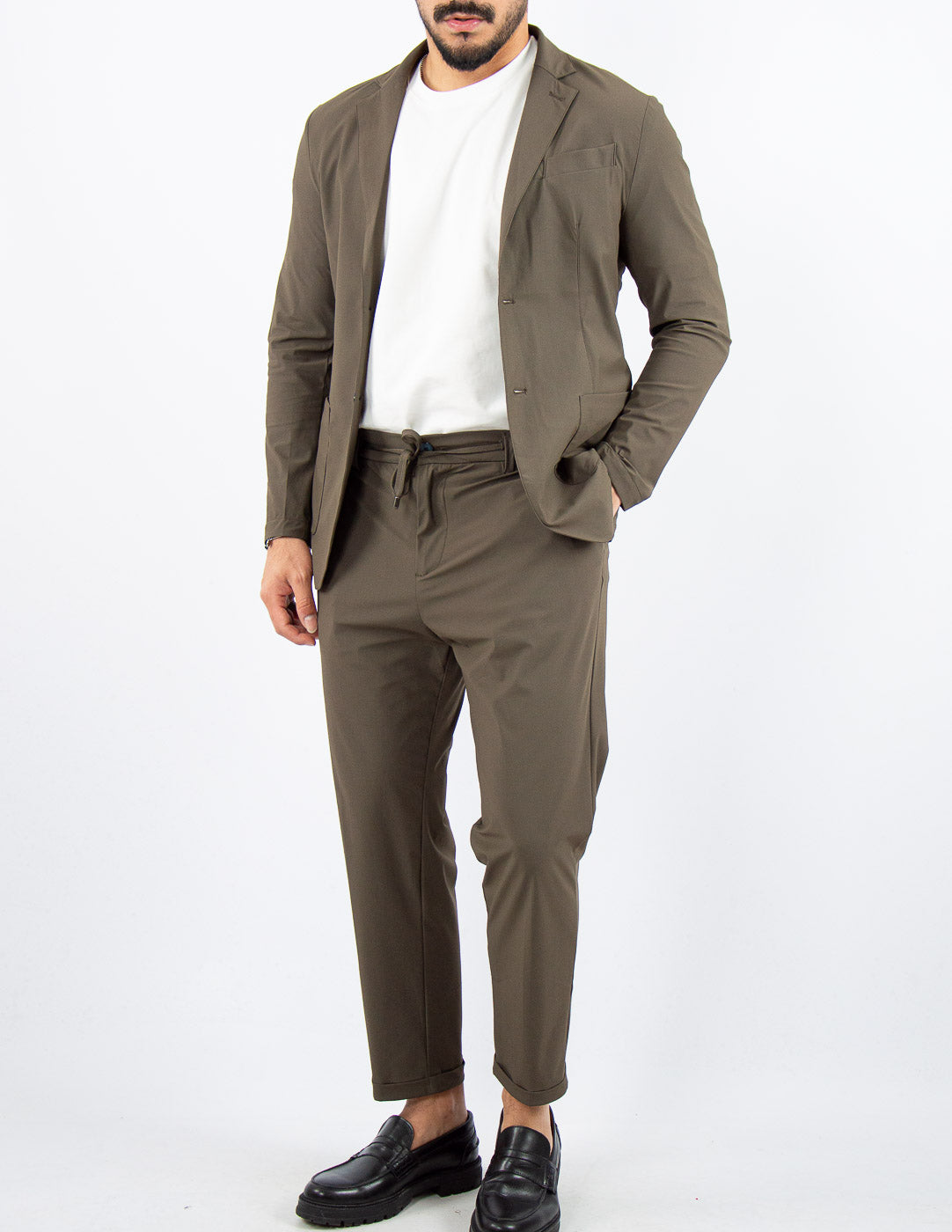 ABITO UOMO MONOPETTO EXTRA LIGHT "NO STIRO"