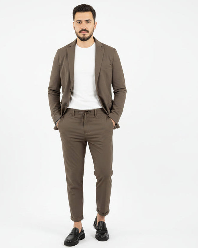 ABITO UOMO MONOPETTO EXTRA LIGHT "NO STIRO"