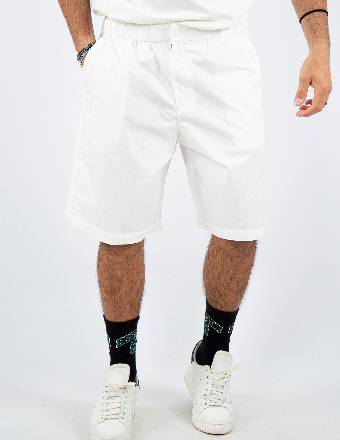 bermuda uomo regular in cotone