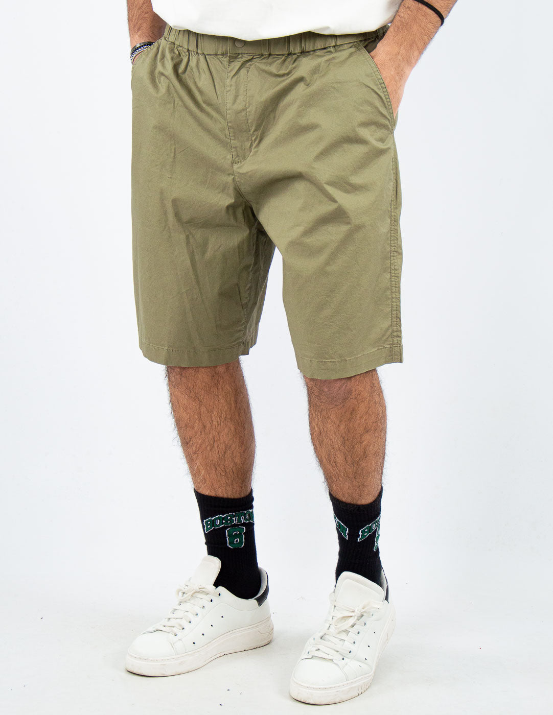 bermuda uomo regular in cotone