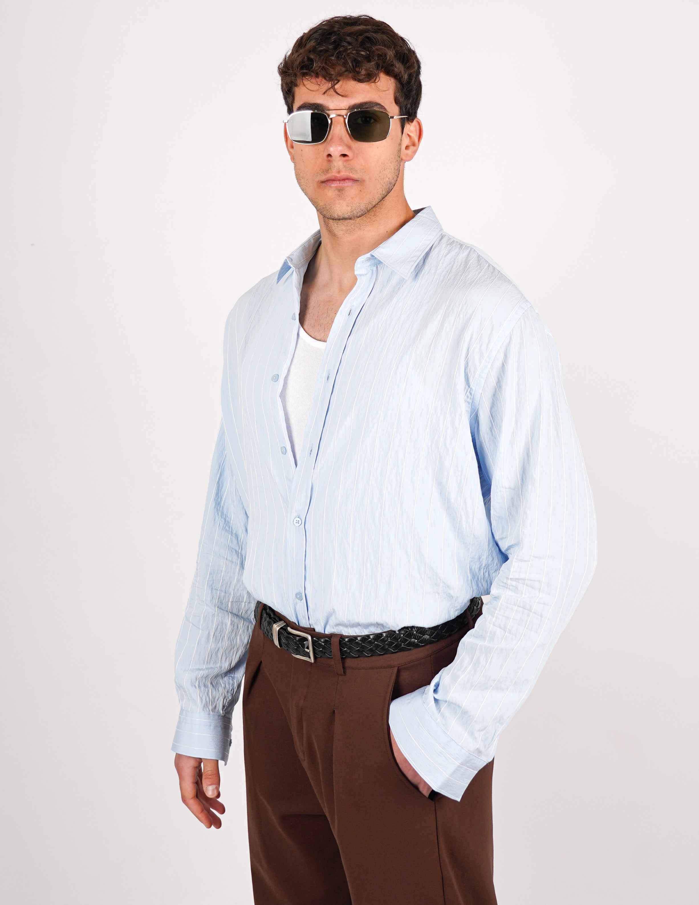 camicia in viscosa leggera
