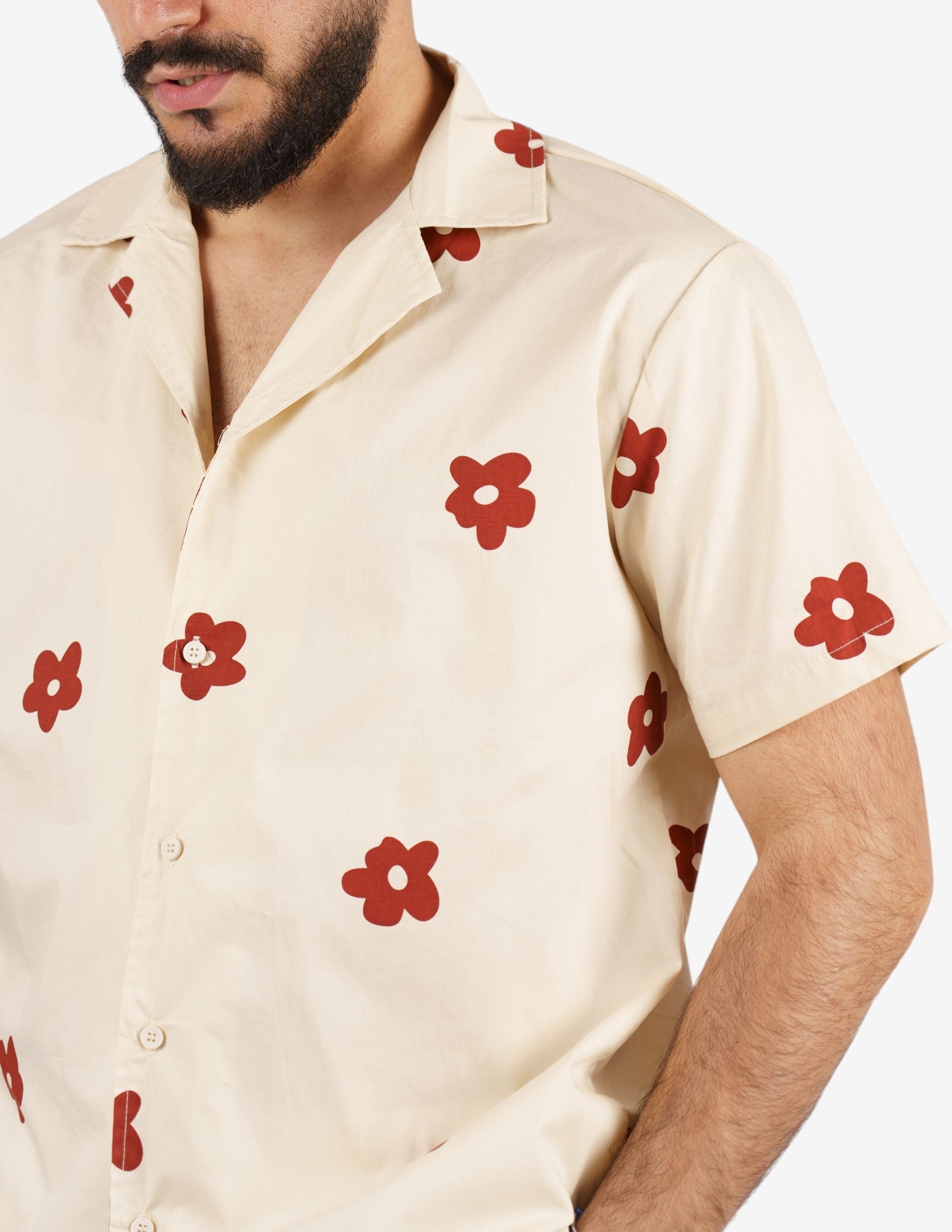 camicia manica corta fantasia