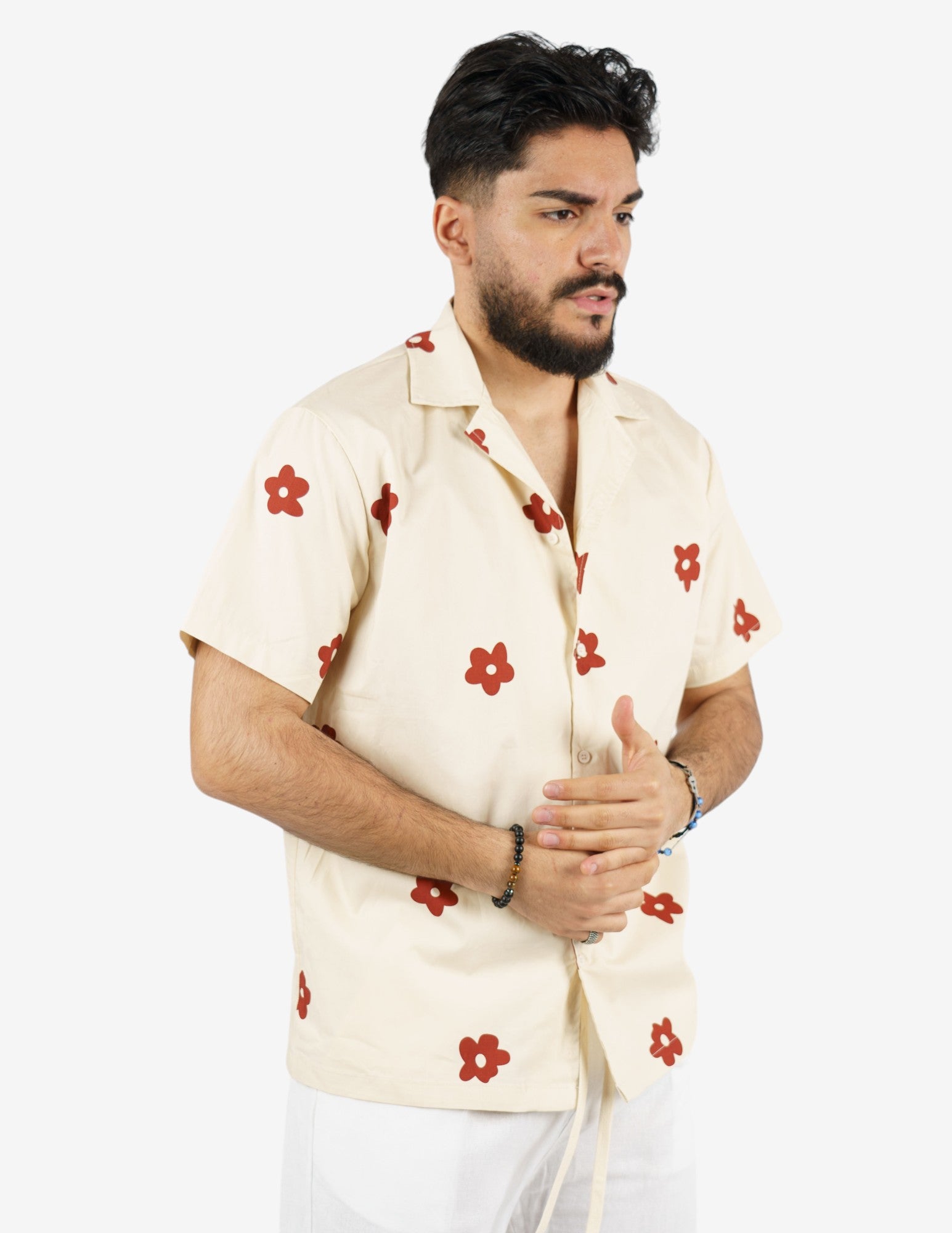 camicia manica corta fantasia