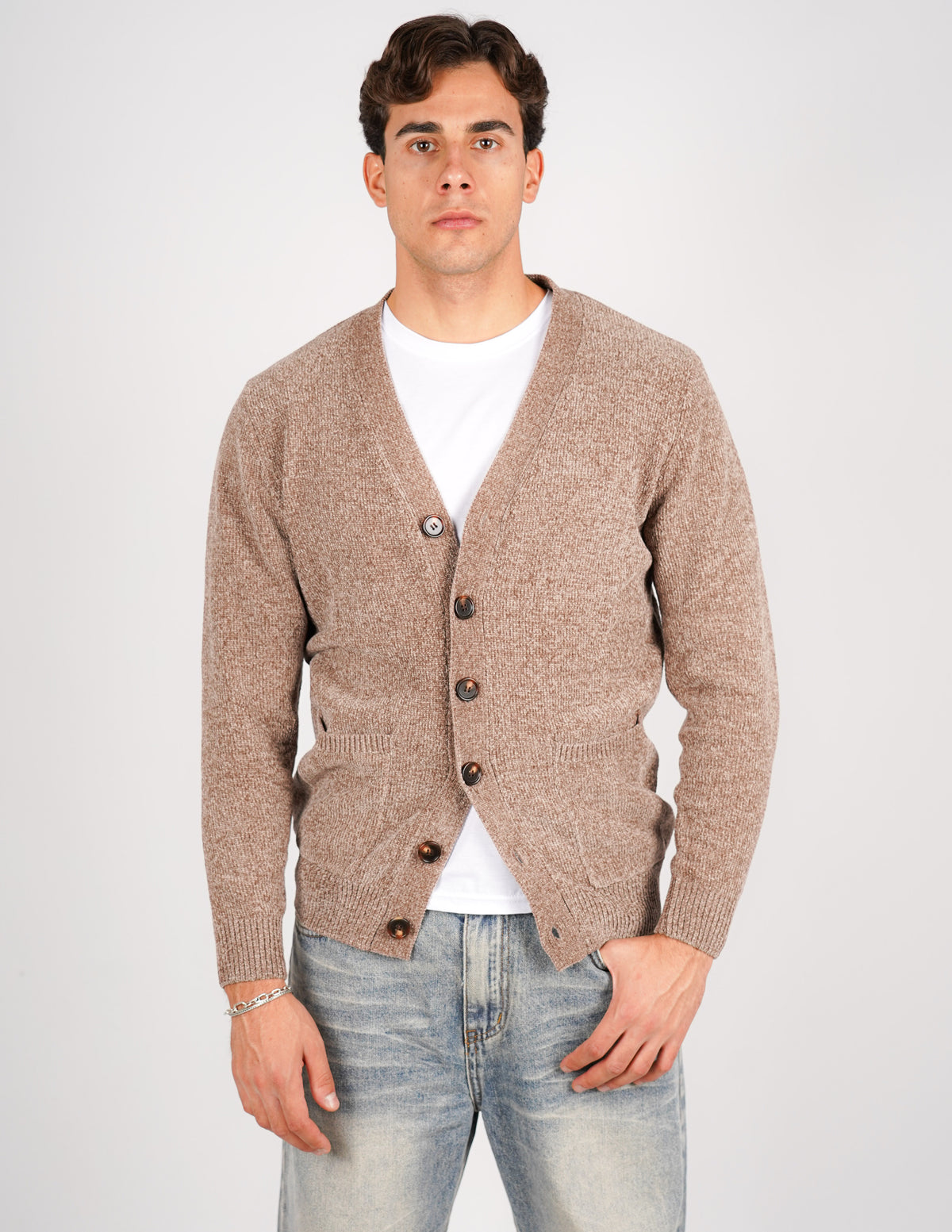 cardigan in ciniglia over d