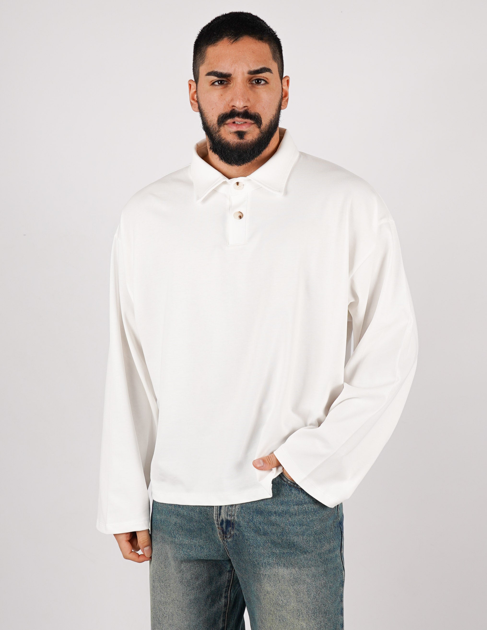 POLO OVERSIZE IN COTONE