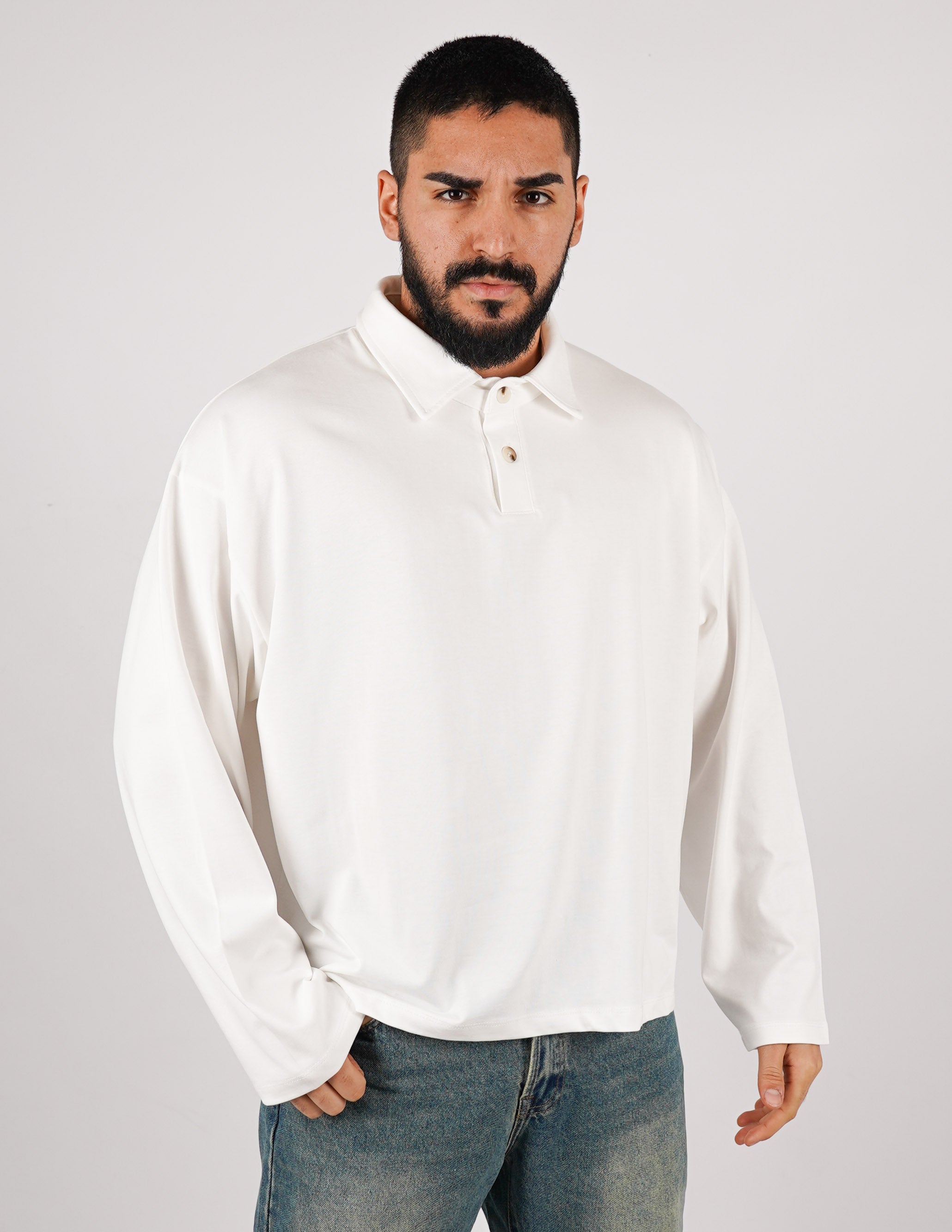 POLO OVERSIZE IN COTONE