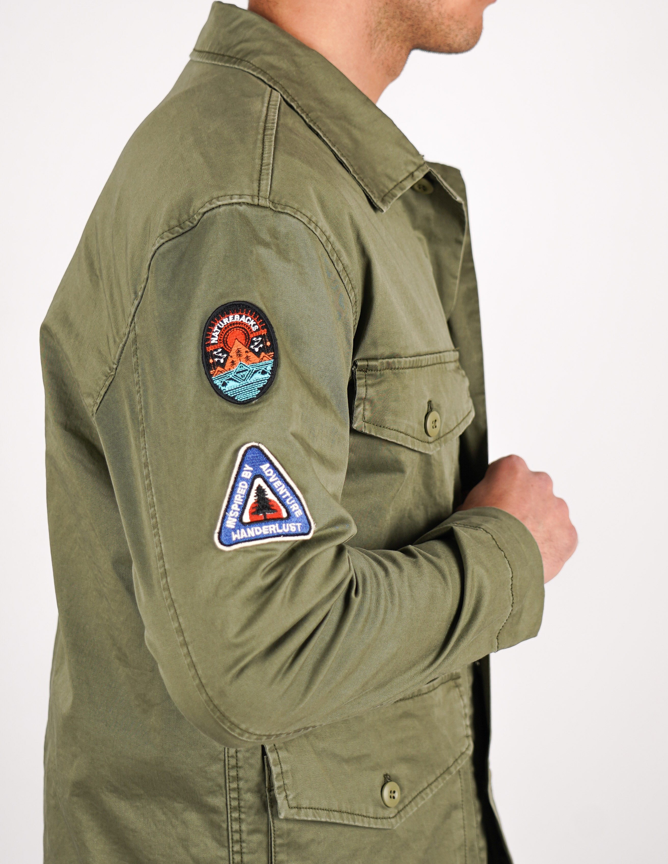 SAHARIANA STRUTTURATA CON PATCH