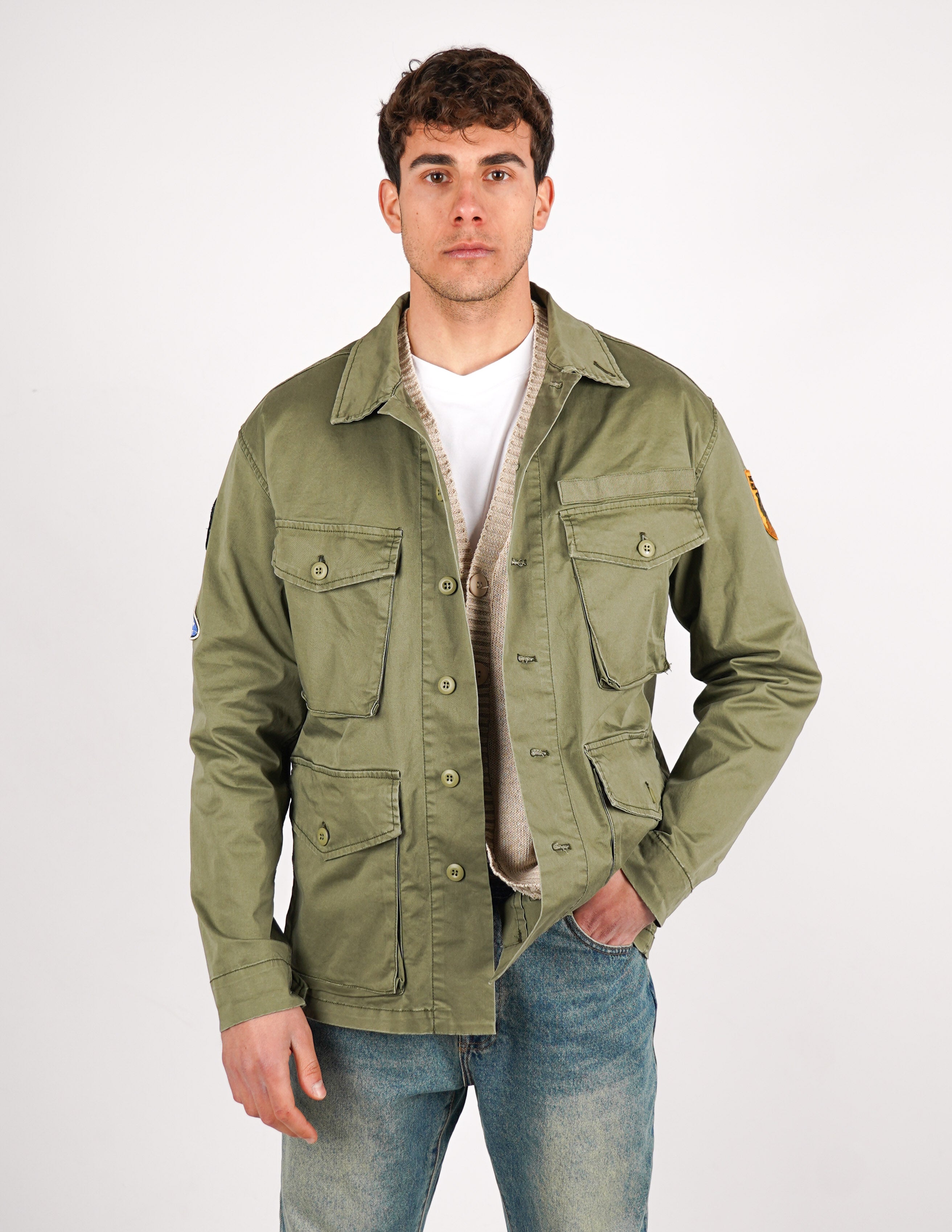 SAHARIANA STRUTTURATA CON PATCH