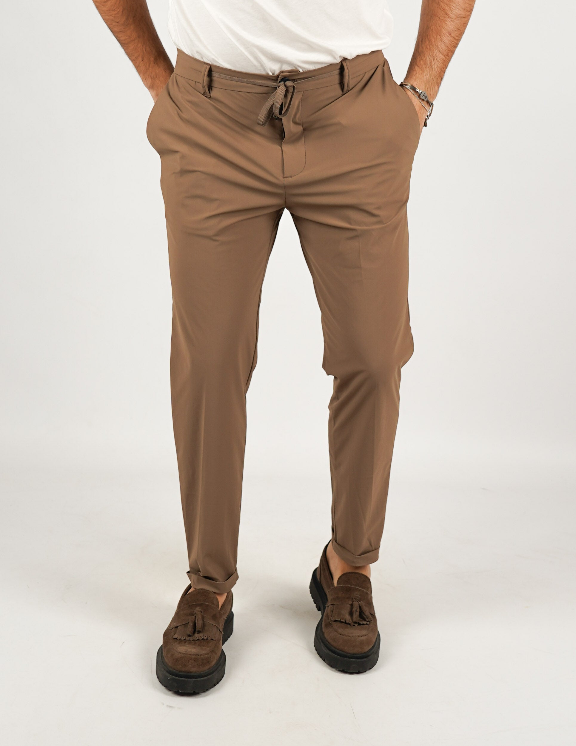 PANTALONE TESSUTO "EXTRA LIGHT NO STIRO"