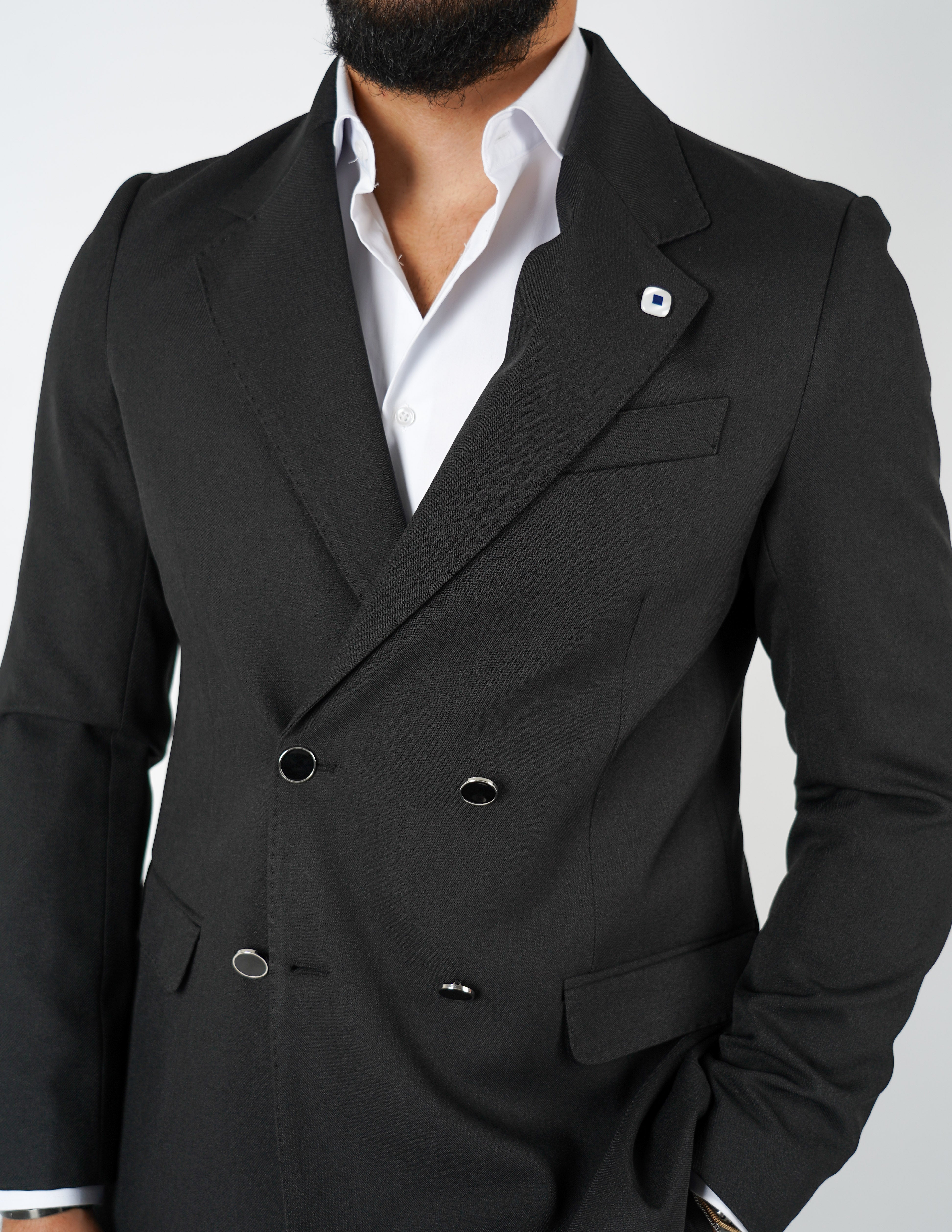 ABITO DOPPIOPETTO CON PANTALONE BAGGY