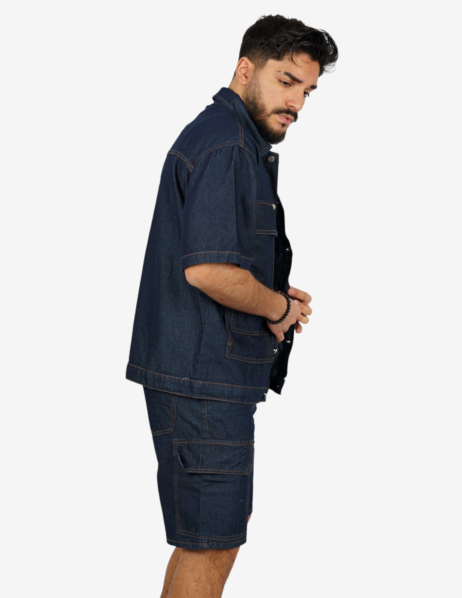 coordinato in denim