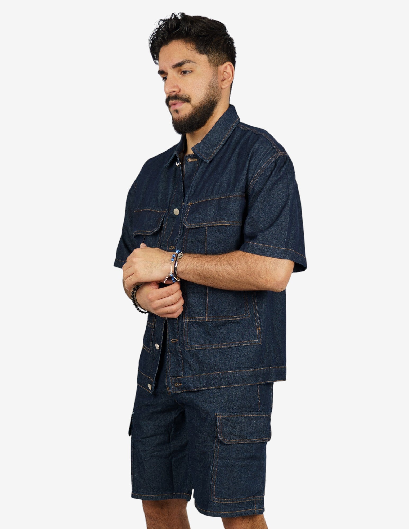 coordinato in denim