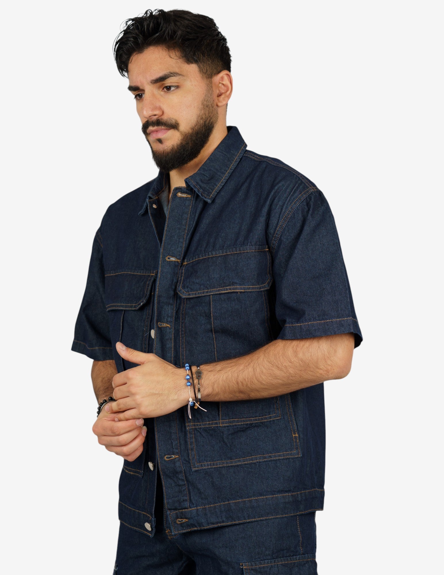 coordinato in denim
