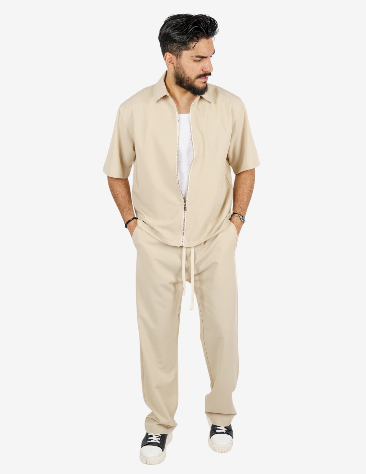 coordinato tinta unita casual