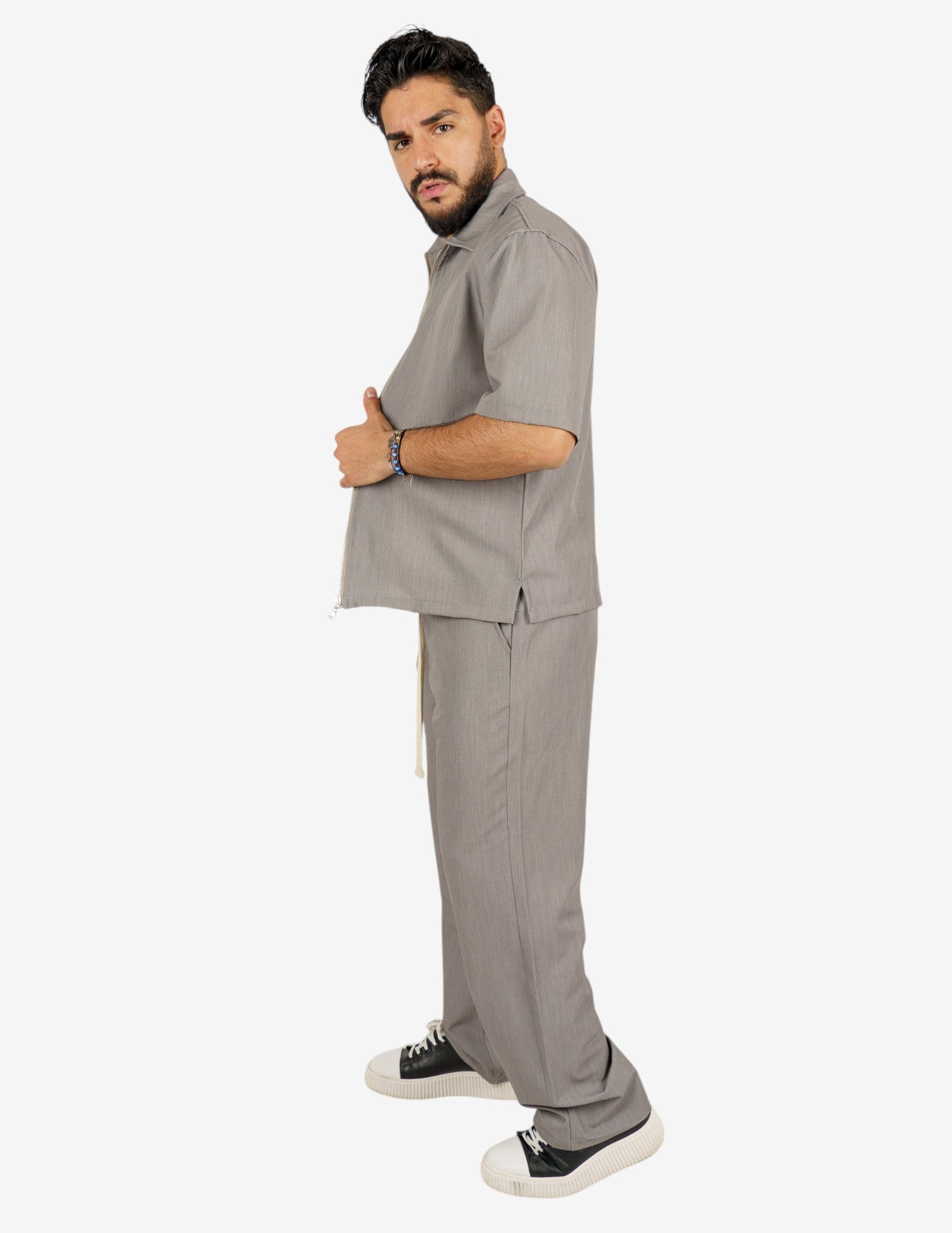 coordinato tinta unita casual