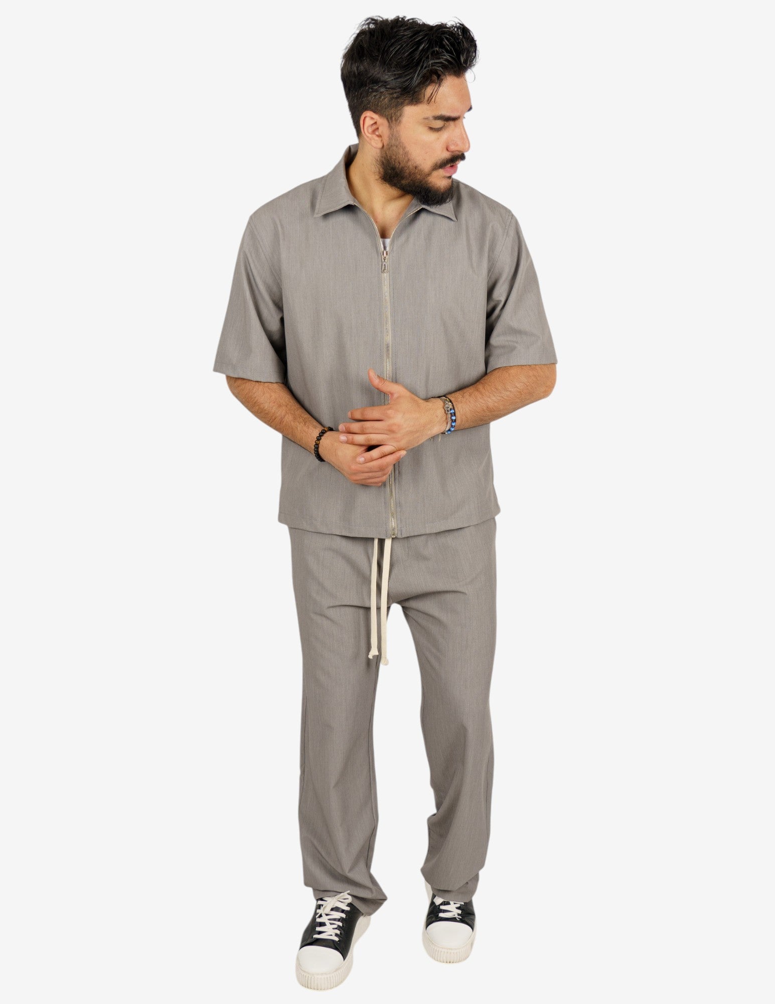 coordinato tinta unita casual