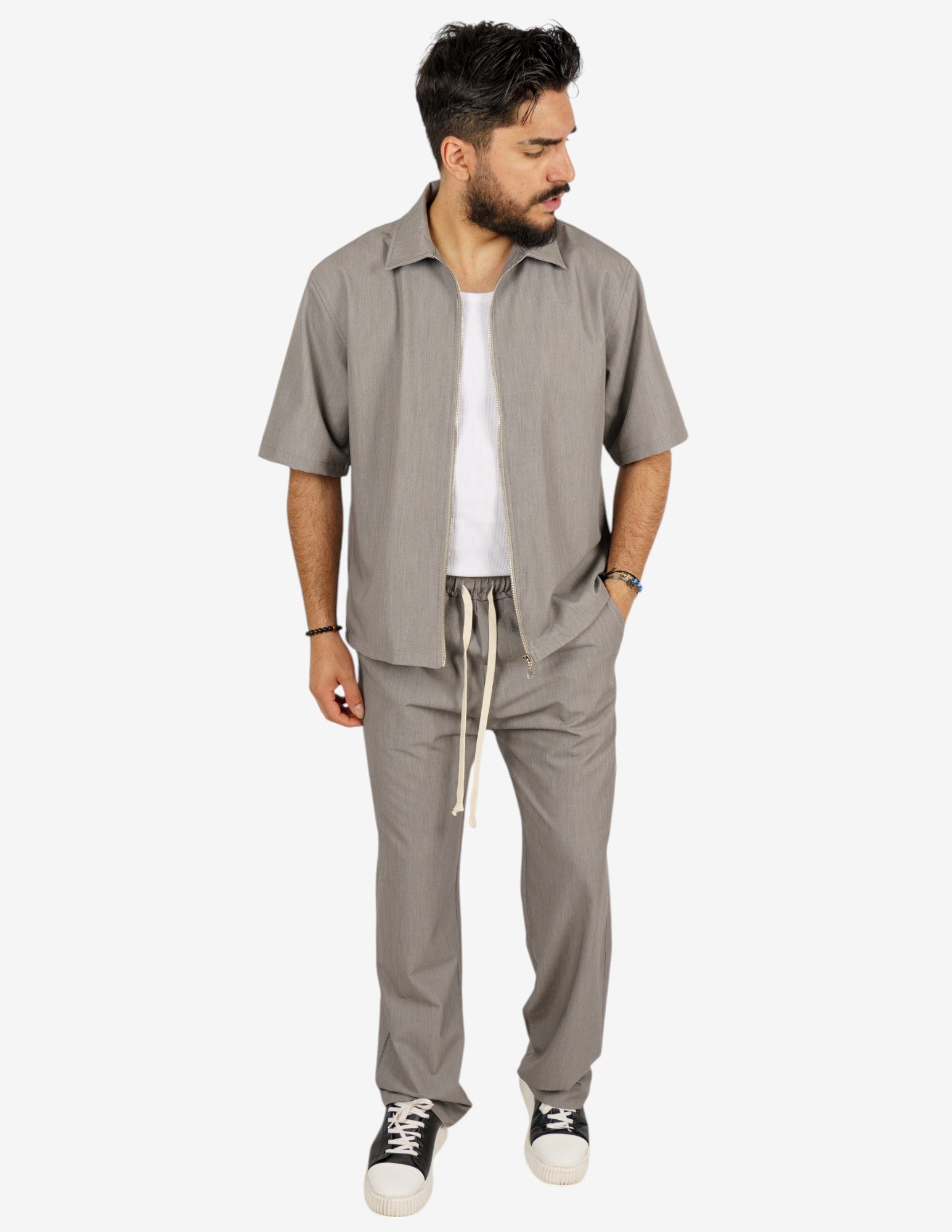 coordinato tinta unita casual