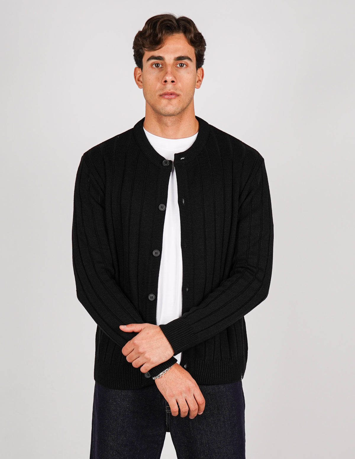 cardigan coreano lavorazione a treccia