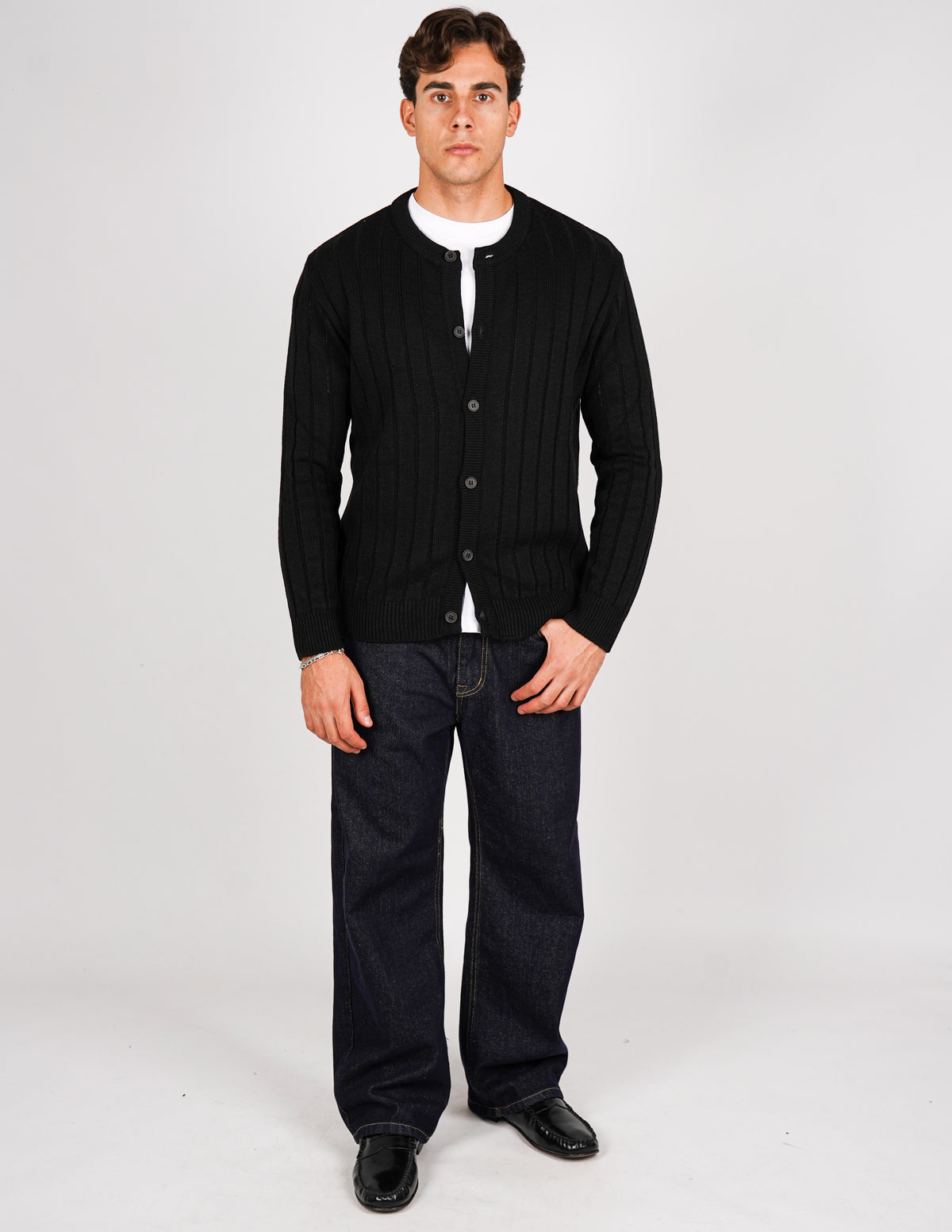 cardigan coreano lavorazione a treccia