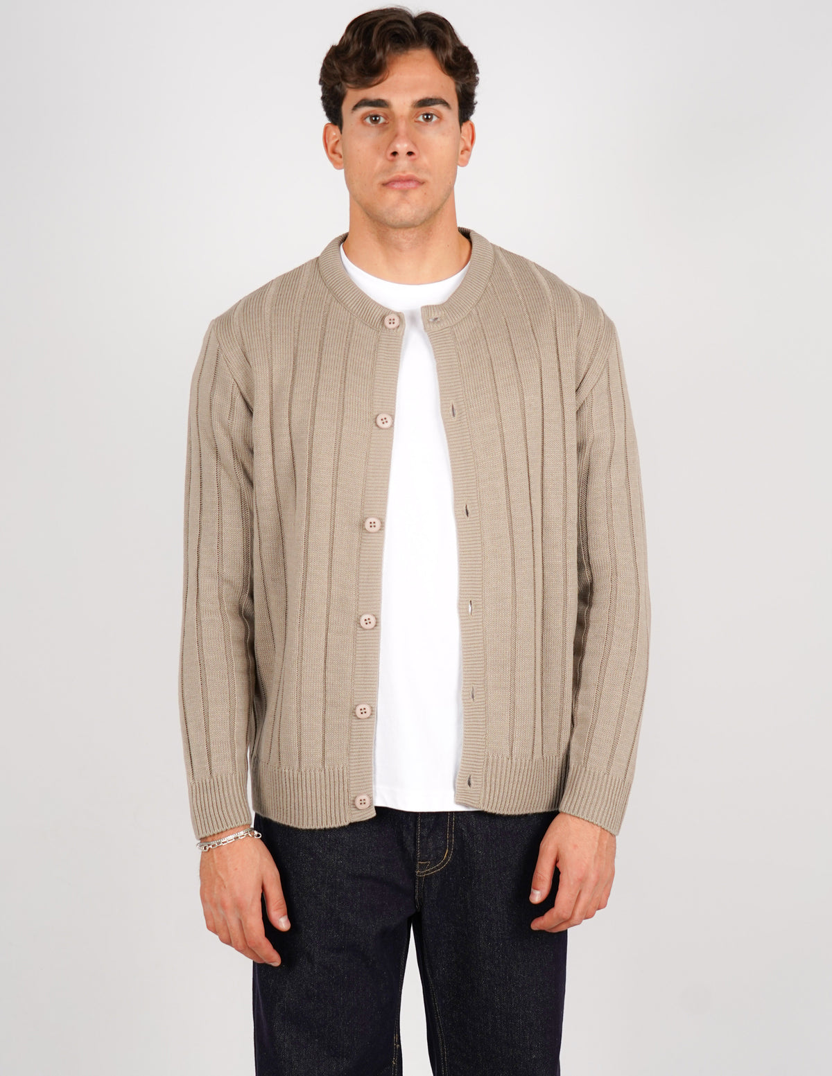 cardigan coreano lavorazione a treccia