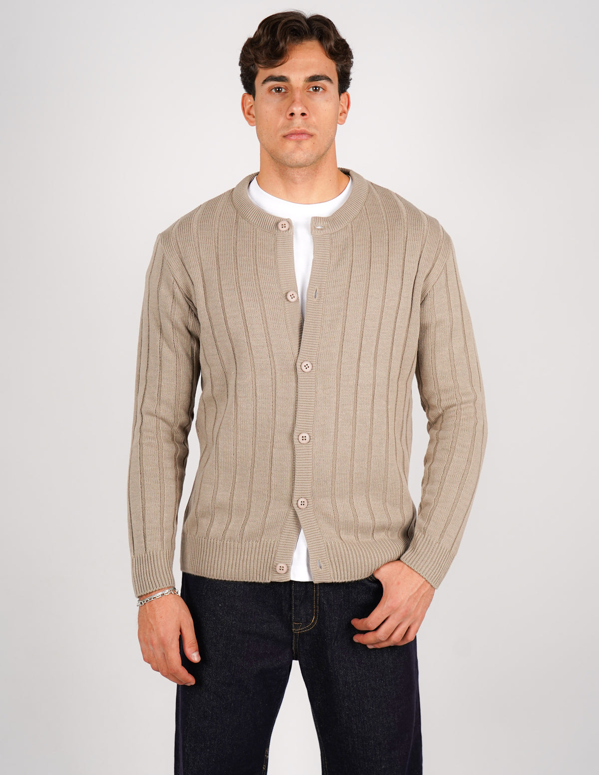 cardigan coreano lavorazione a treccia