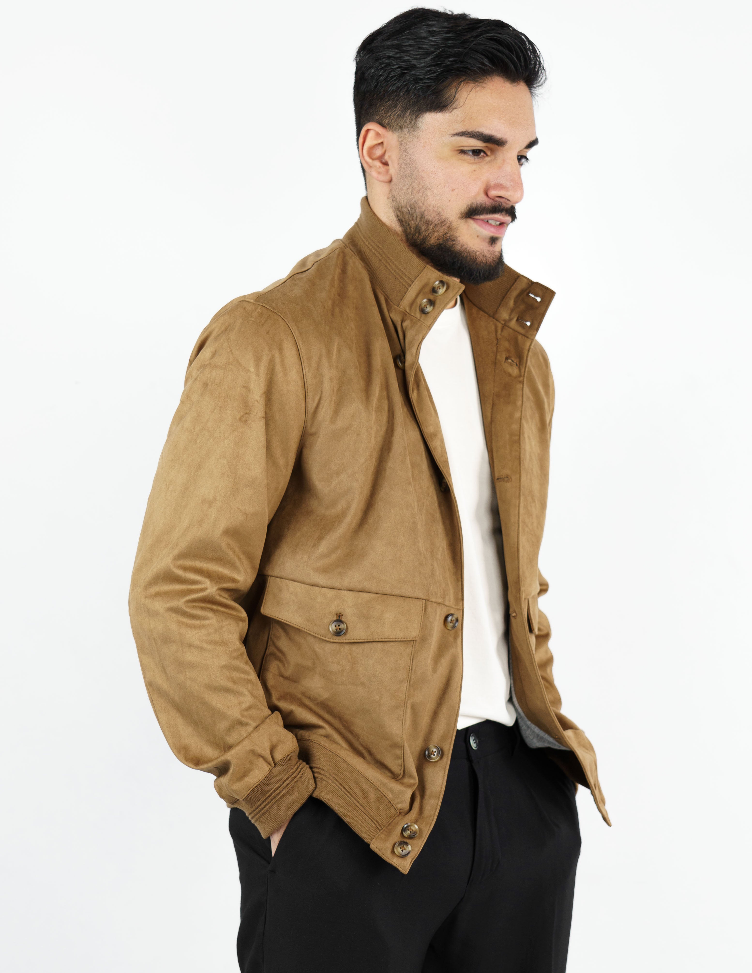 giubbino in camoscio