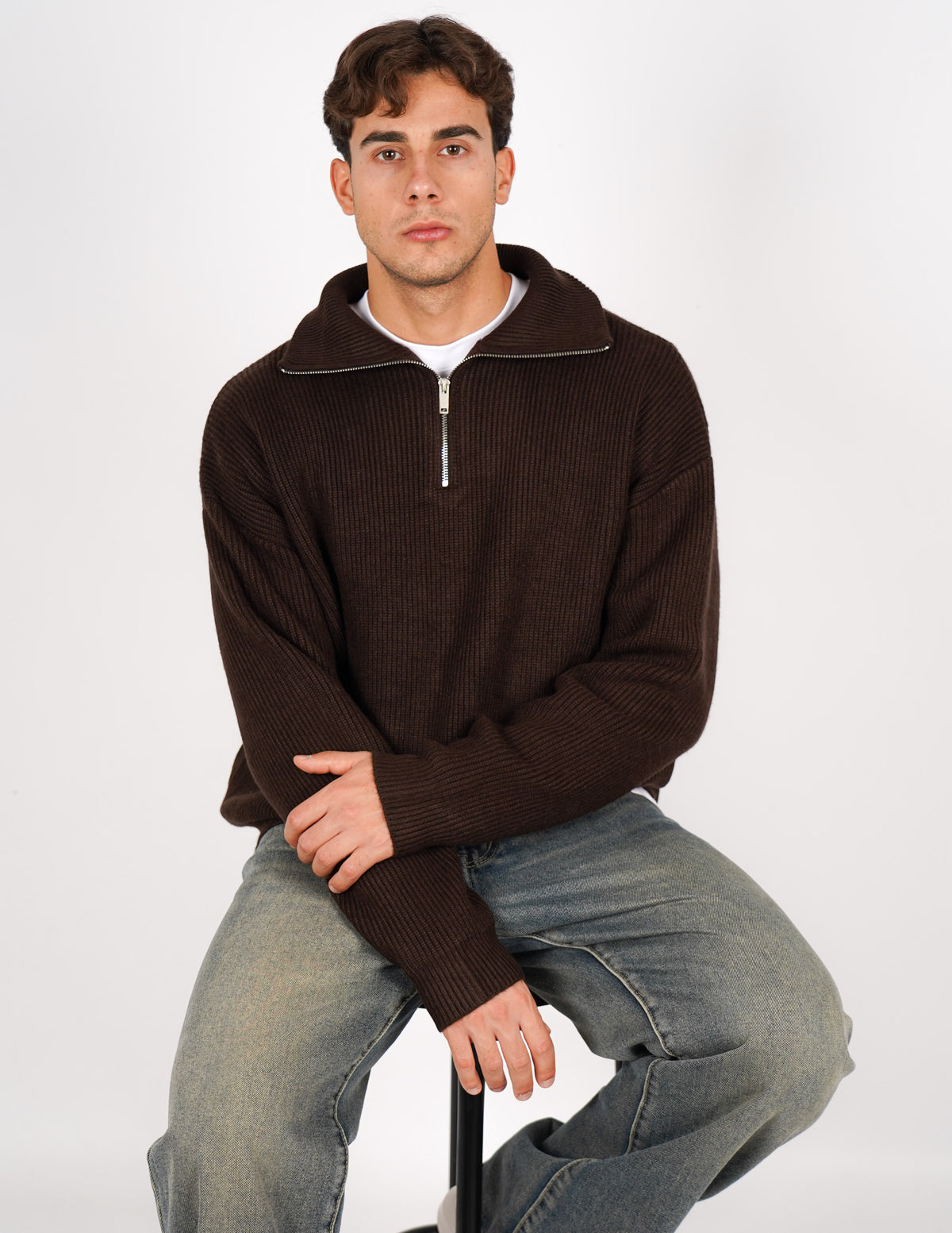 maglione camionista crop fit