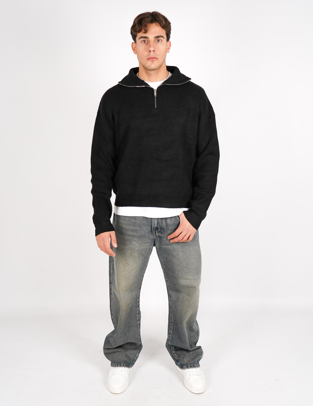 maglione camionista crop fit