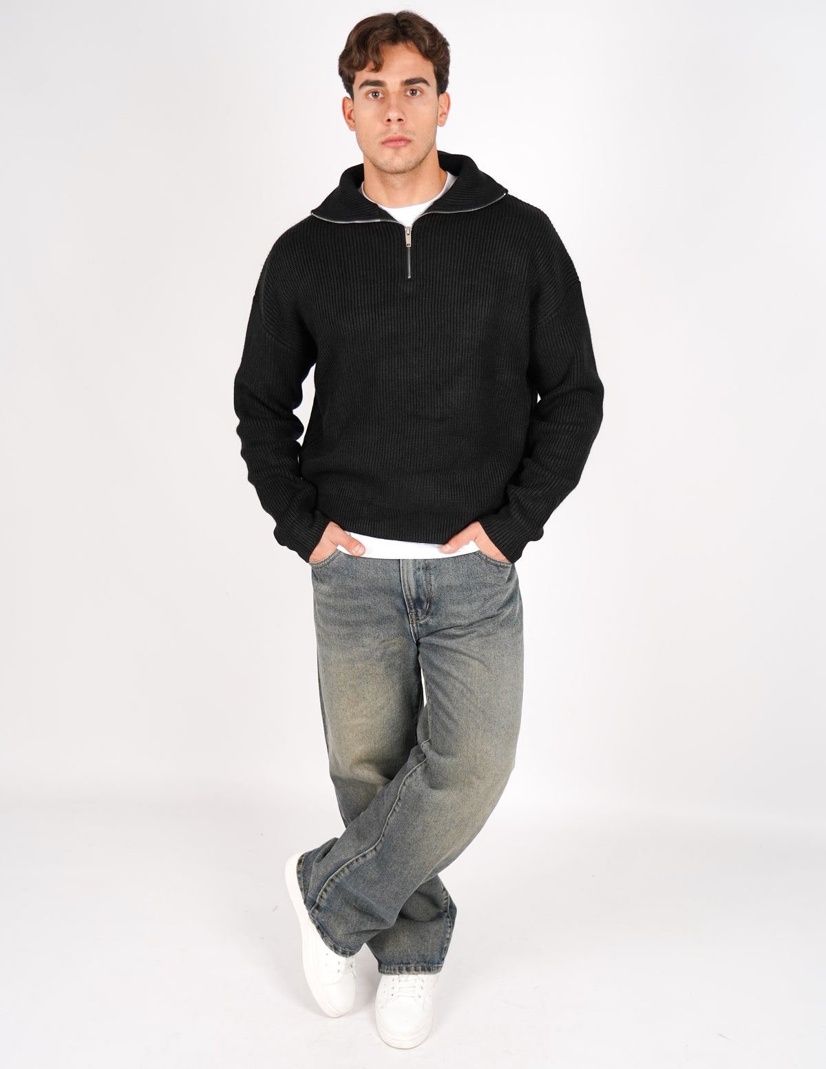maglione camionista crop fit