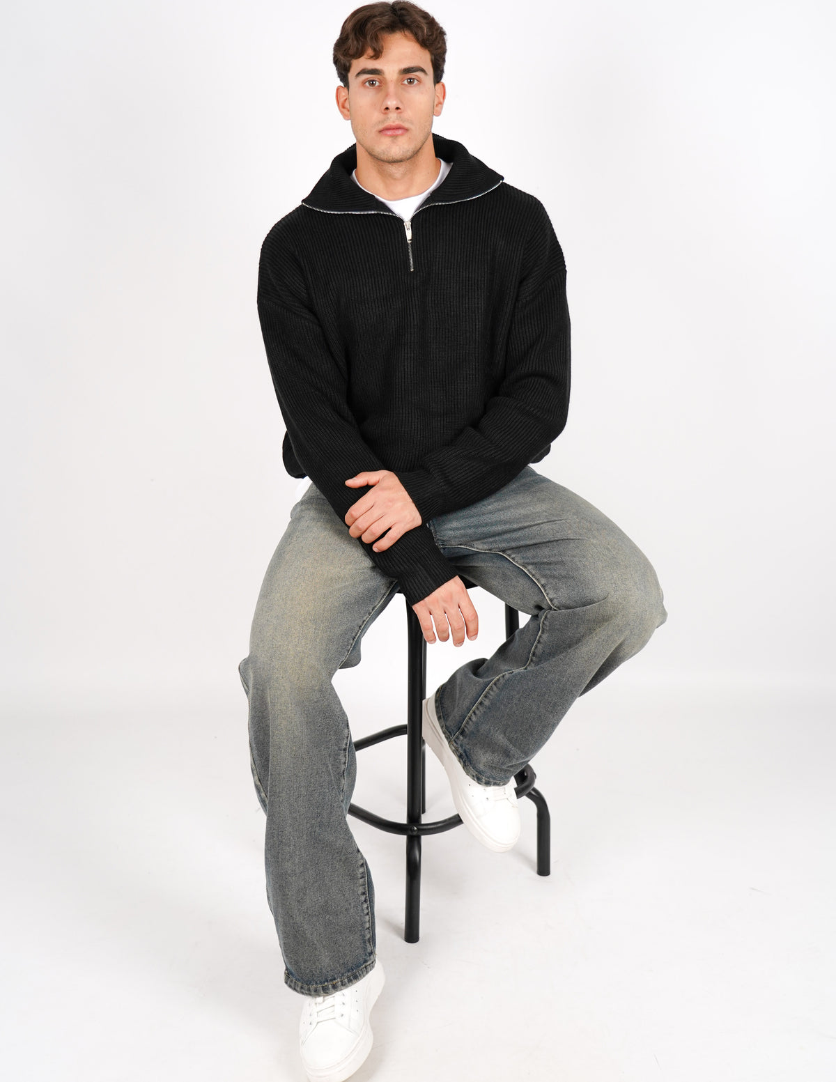 maglione camionista crop fit