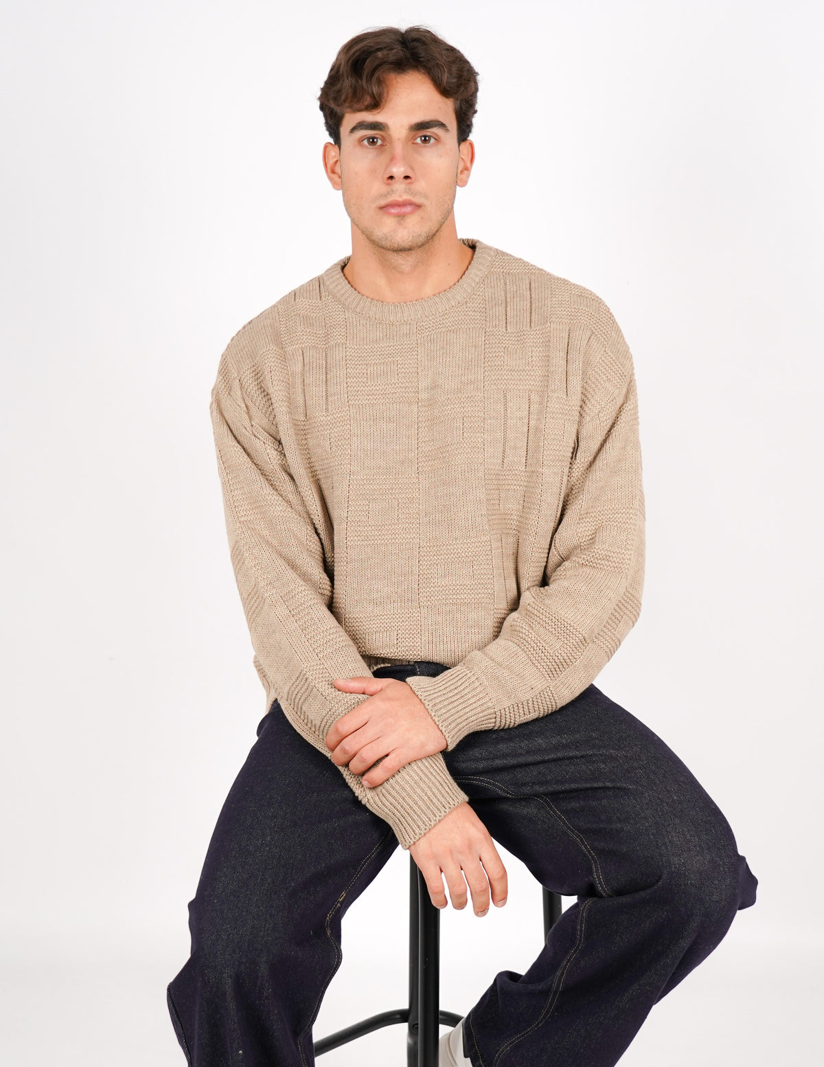 maglione crop strutturato