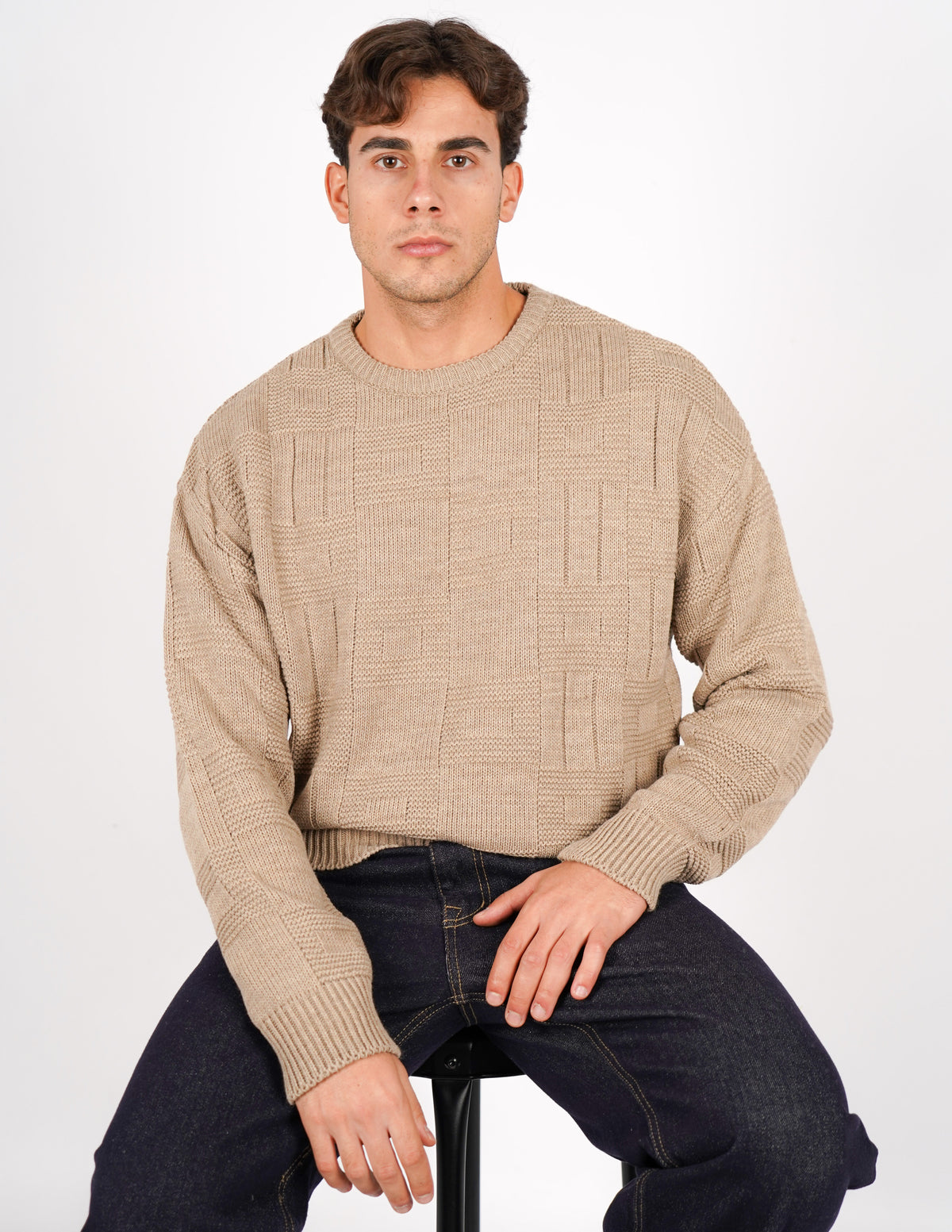 maglione crop strutturato