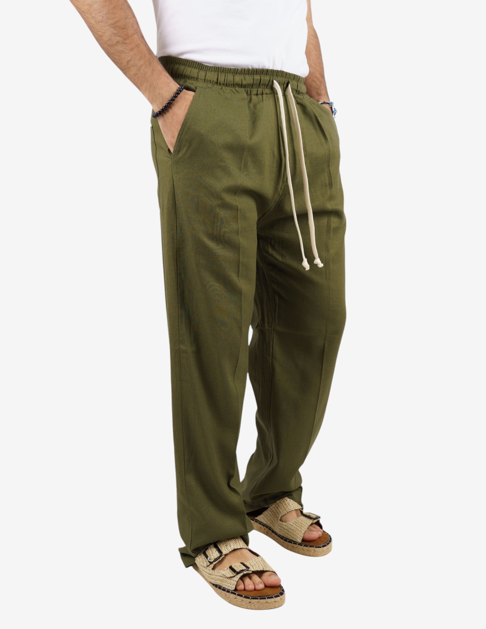 pantalaccio fondo largo in lino