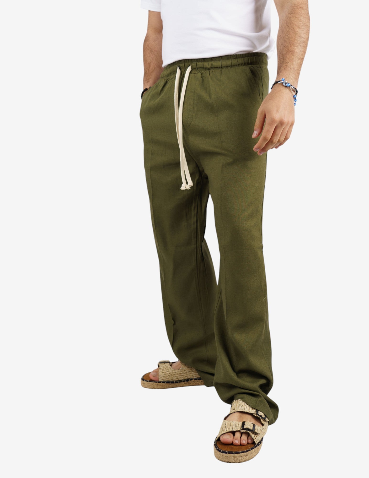 pantalaccio fondo largo in lino