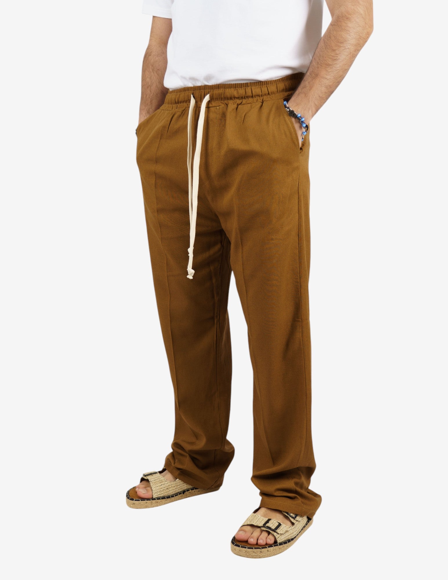 pantalaccio fondo largo in lino