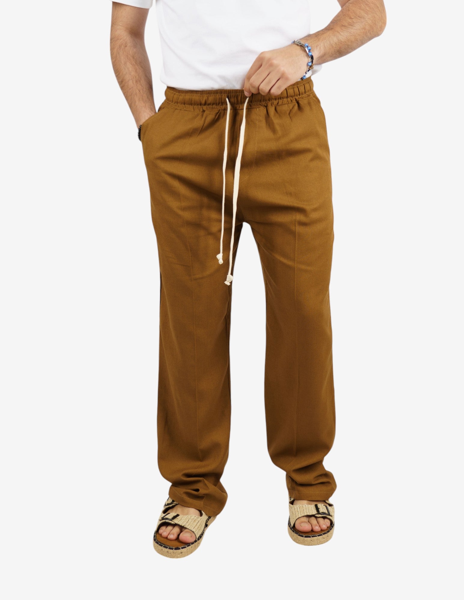 pantalaccio fondo largo in lino