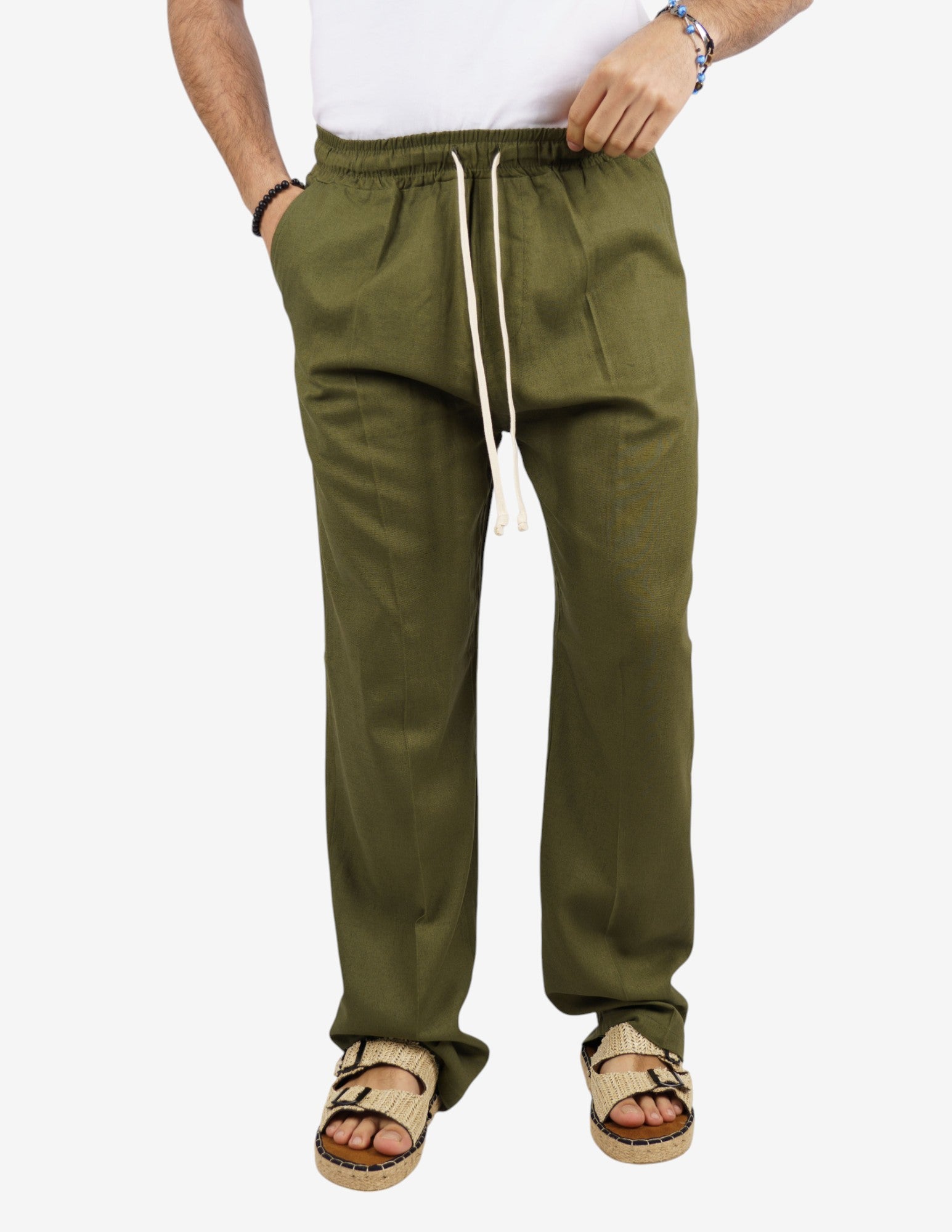 pantalaccio fondo largo in lino