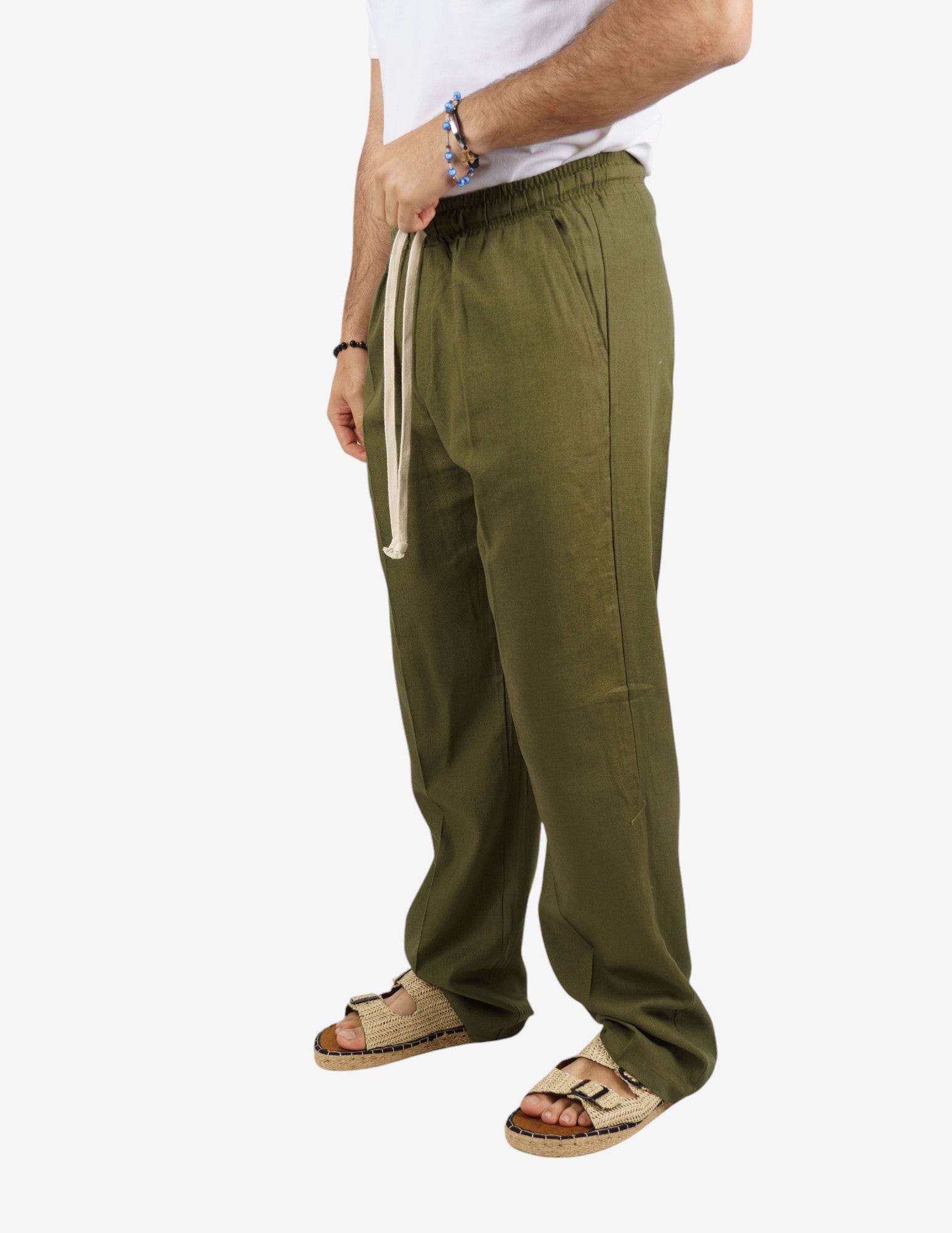 pantalaccio fondo largo in lino