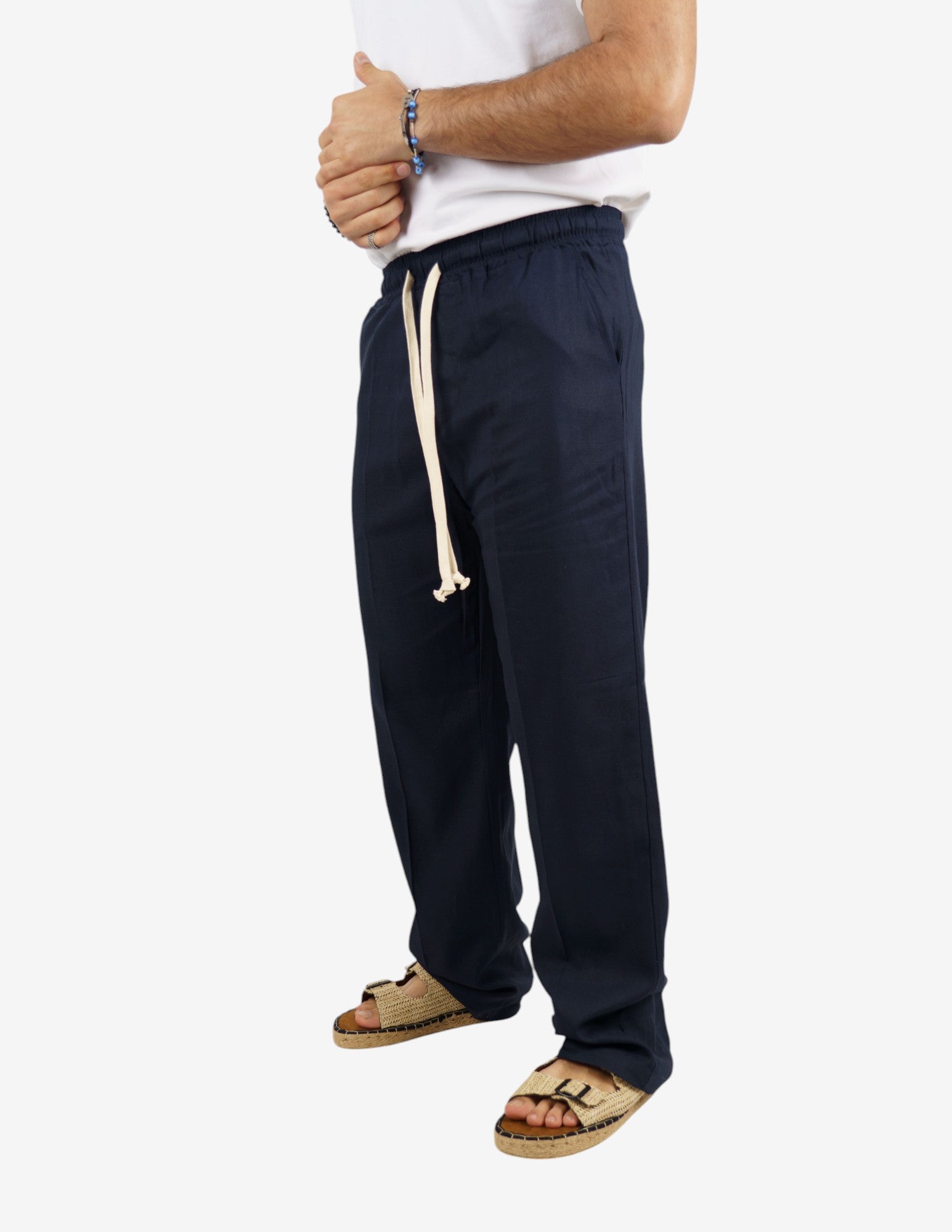 pantalaccio fondo largo in lino