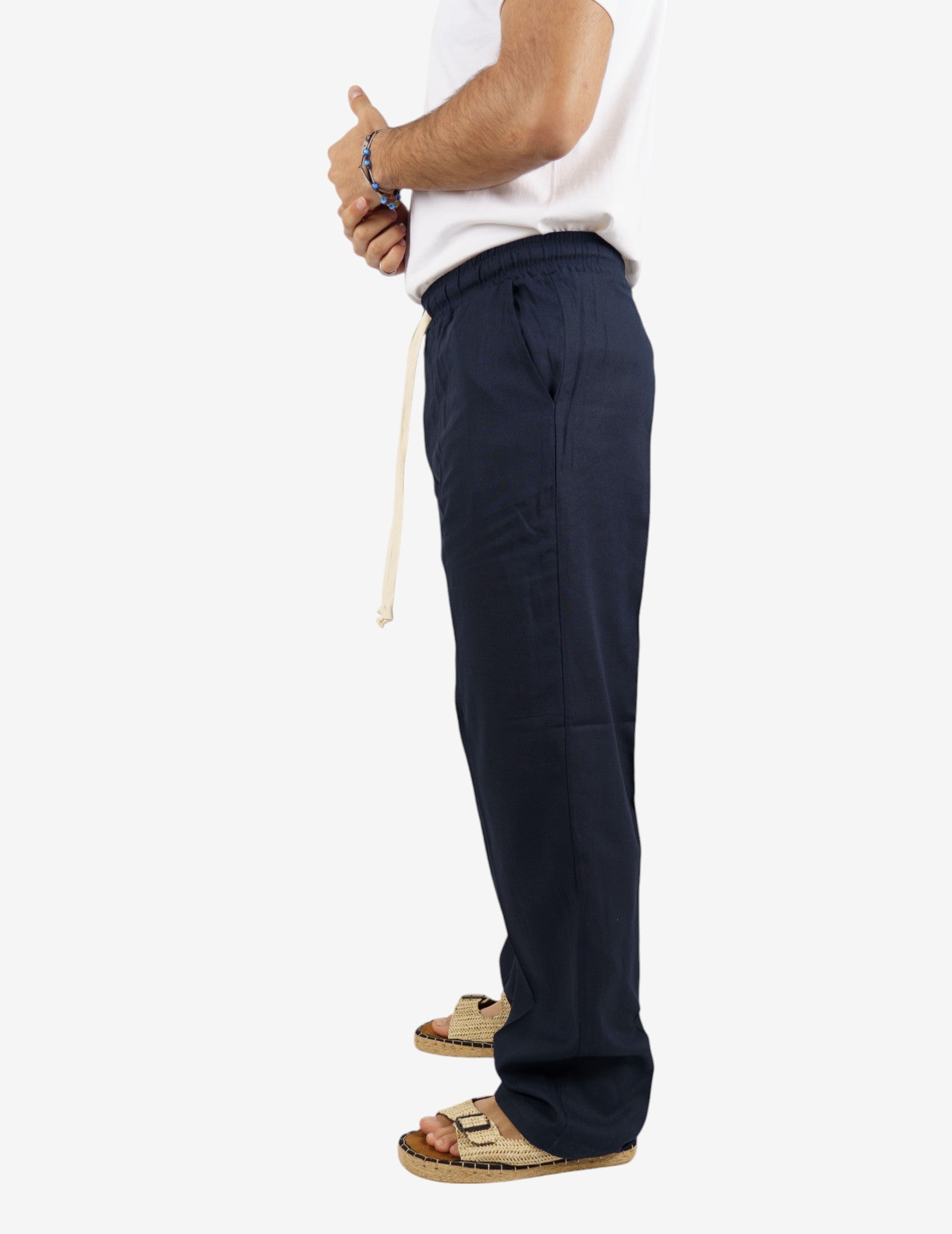 pantalaccio fondo largo in lino